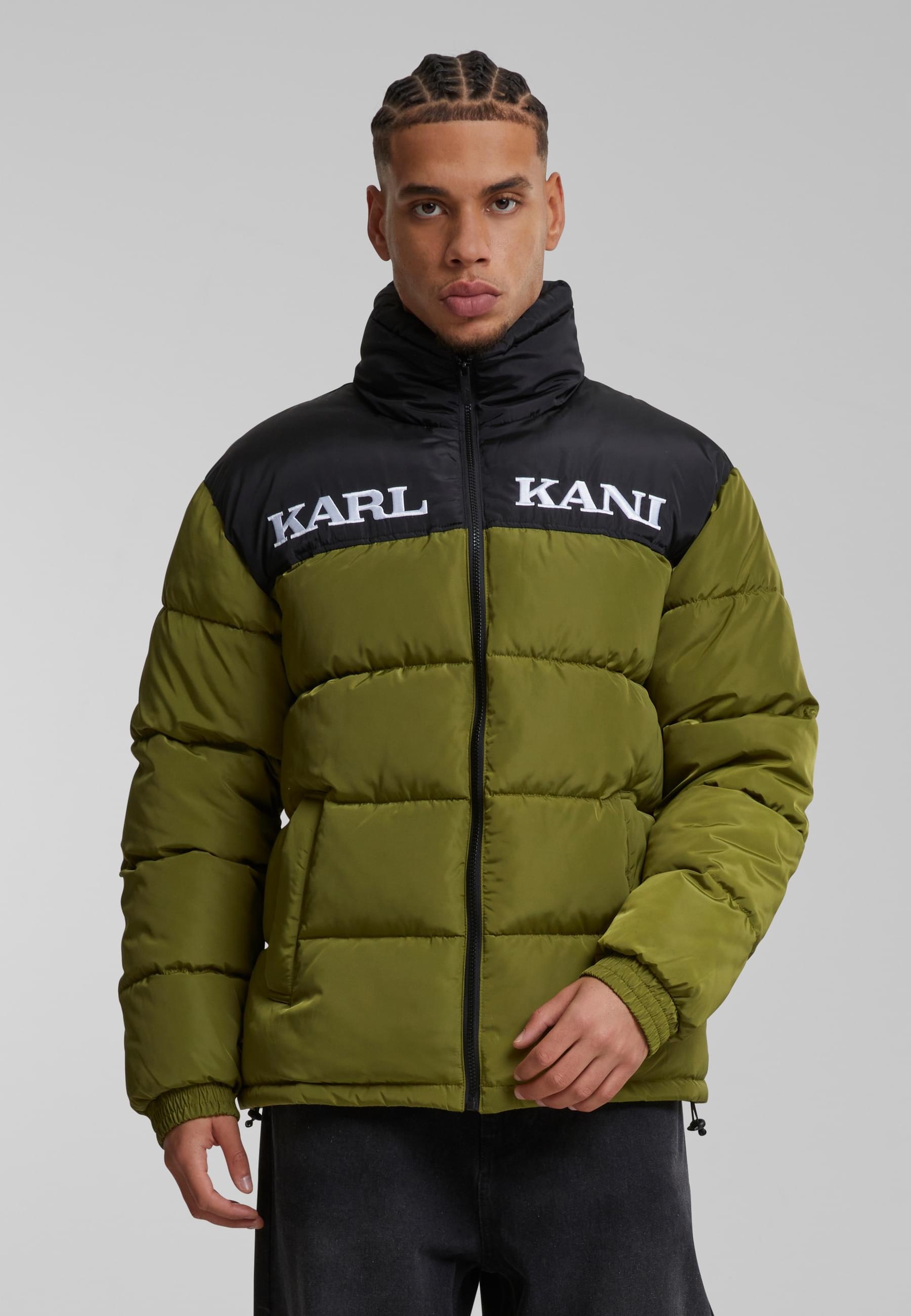 Karl Kani Winterjacke »Karl Kani Karl Kani Retro Essential Puffer Jacket«, (1 St.), ohne Kapuze