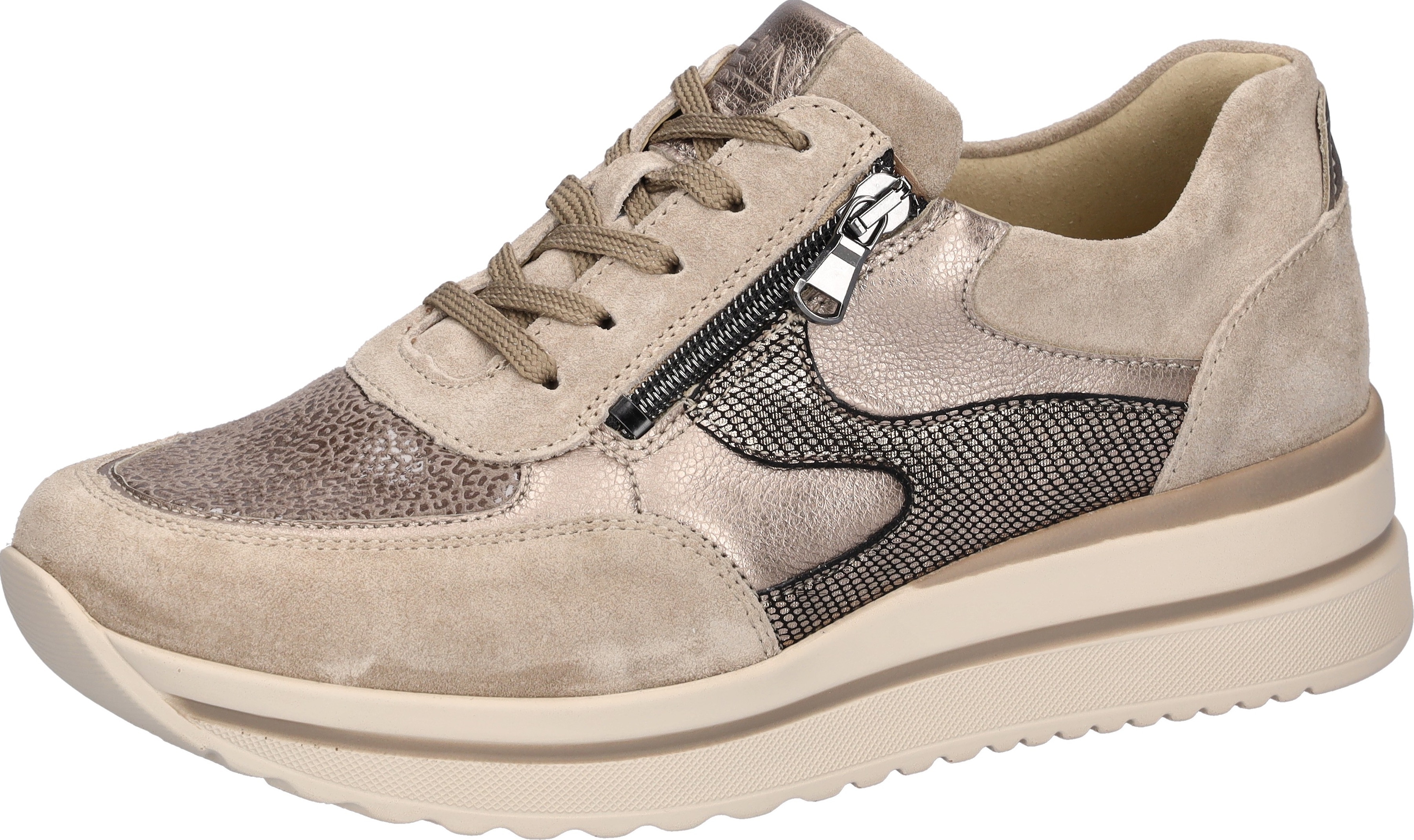 Waldläufer Schnürschuh "K-Luana-Soft" Plateausneaker, Komfortschuh, Halbschuh in Extraweite K