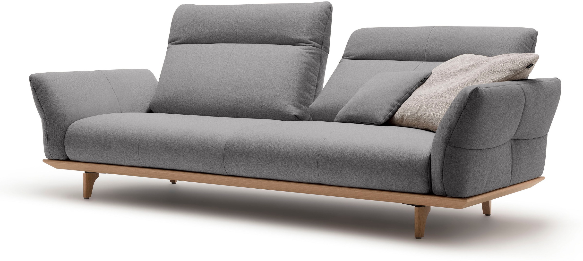 Creation BY ROLF BENZ 3,5-Sitzer »CR.460«, Sockel in Eiche, Füße Eiche natur, Breite 228 cm