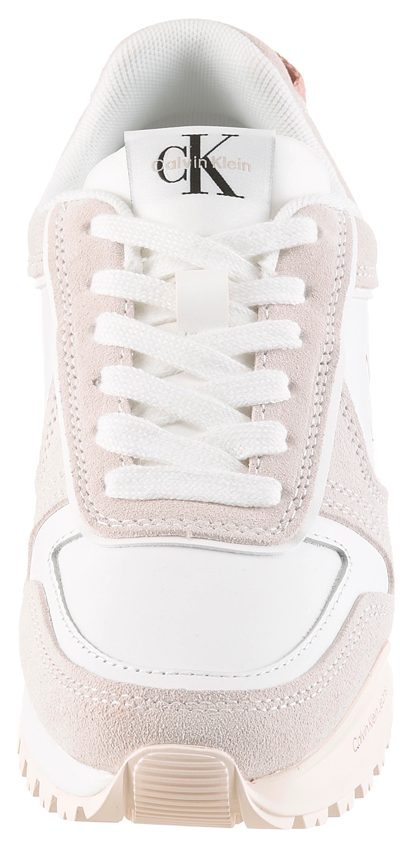 Calvin Klein Jeans Keilsneaker »TOOTHY RUNNER LACEUP MIX«  Schnürschuh, Halbschuh, Freizeitschuh mit Profilsohle