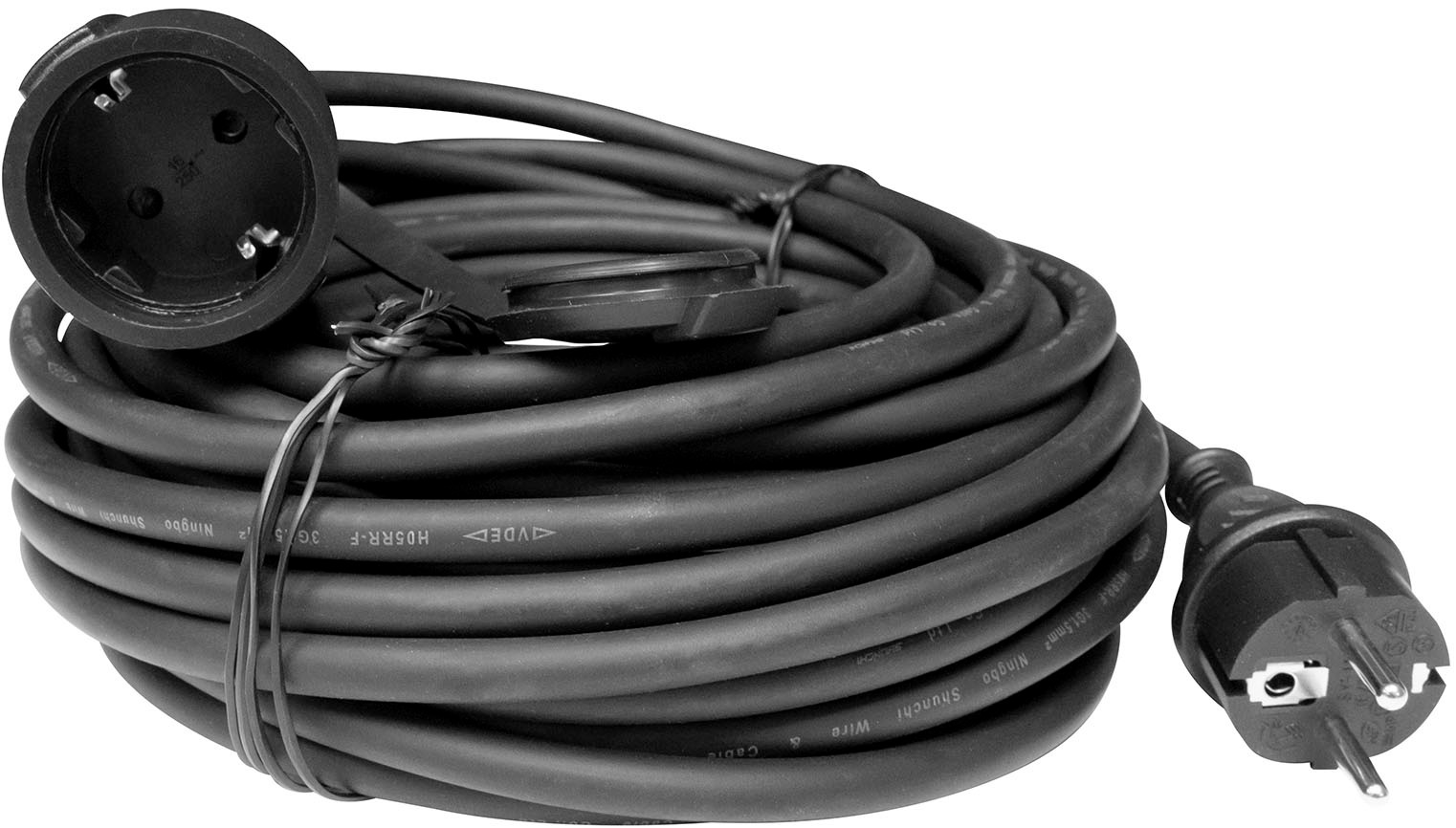 BM-Werkzeuge Verlängerungskabel, Typ F (Schuko), 1500 cm, Outdoor Qualität