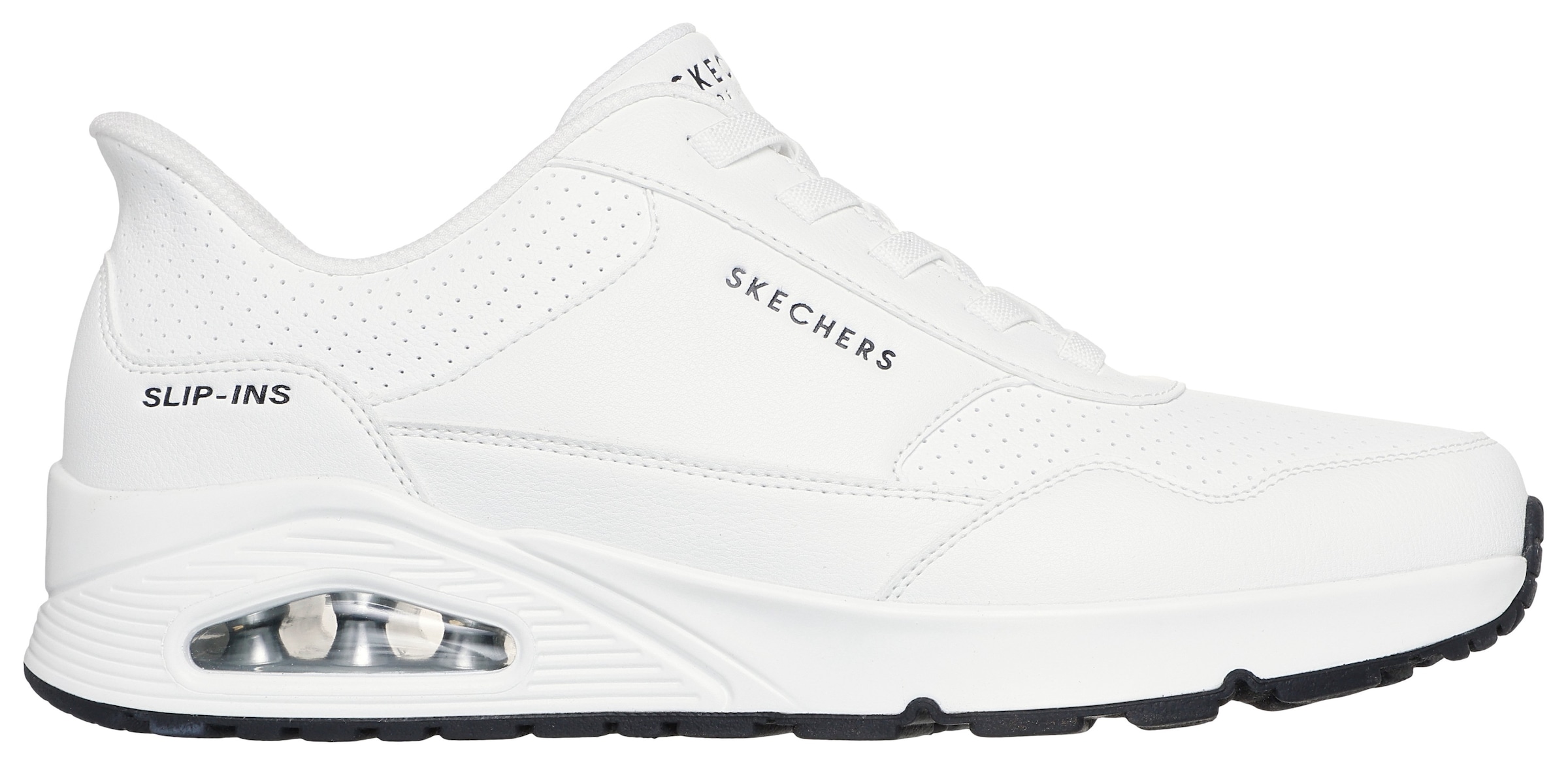 Skechers Slip-On Sneaker »UNO-BANKSIA LUXE«, Keilsneaker, Sneaker mit Luftkissen