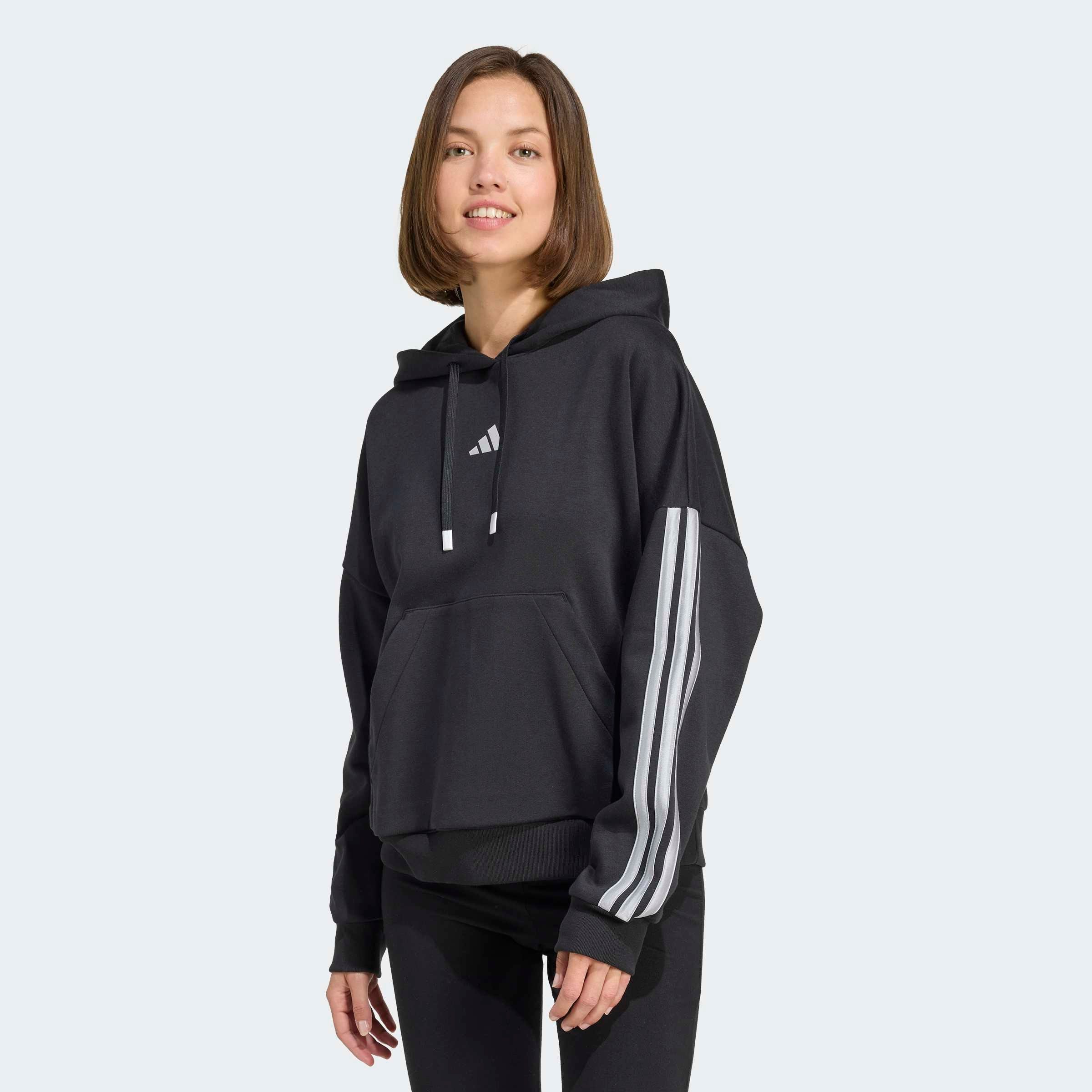 adidas Sportswear Kapuzensweatshirt "HOLIDAY 3-STREIFEN FLEECE HOODIE"