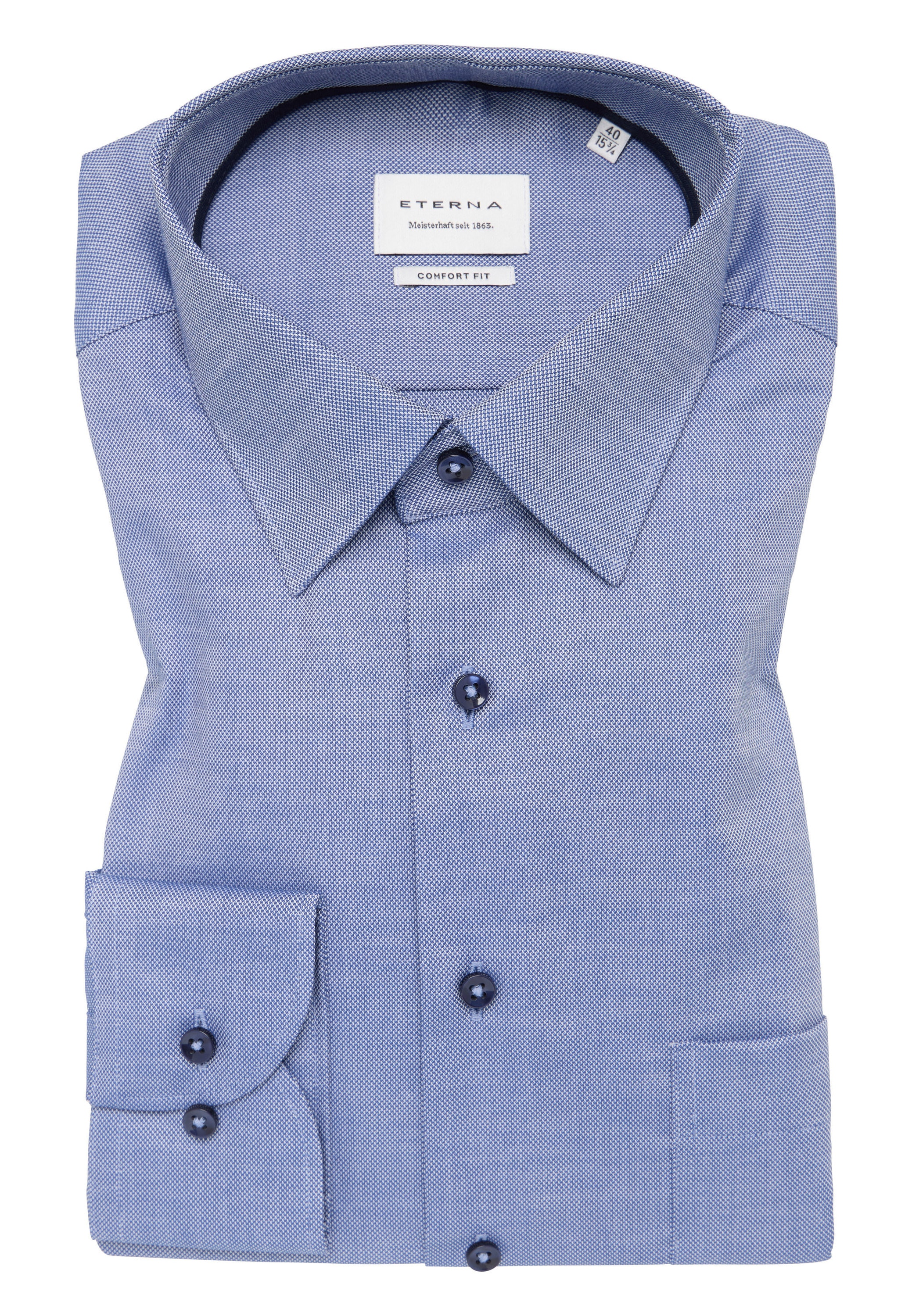 Eterna Langarmhemd »COMFORT FIT«, NON IRON (bügelfrei)