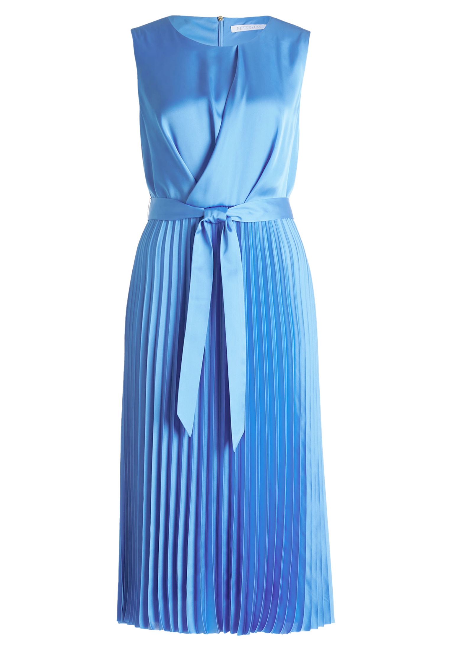 Betty&Co Midikleid "Betty & Co Midikleid mit Plissee", Plissee günstig online kaufen