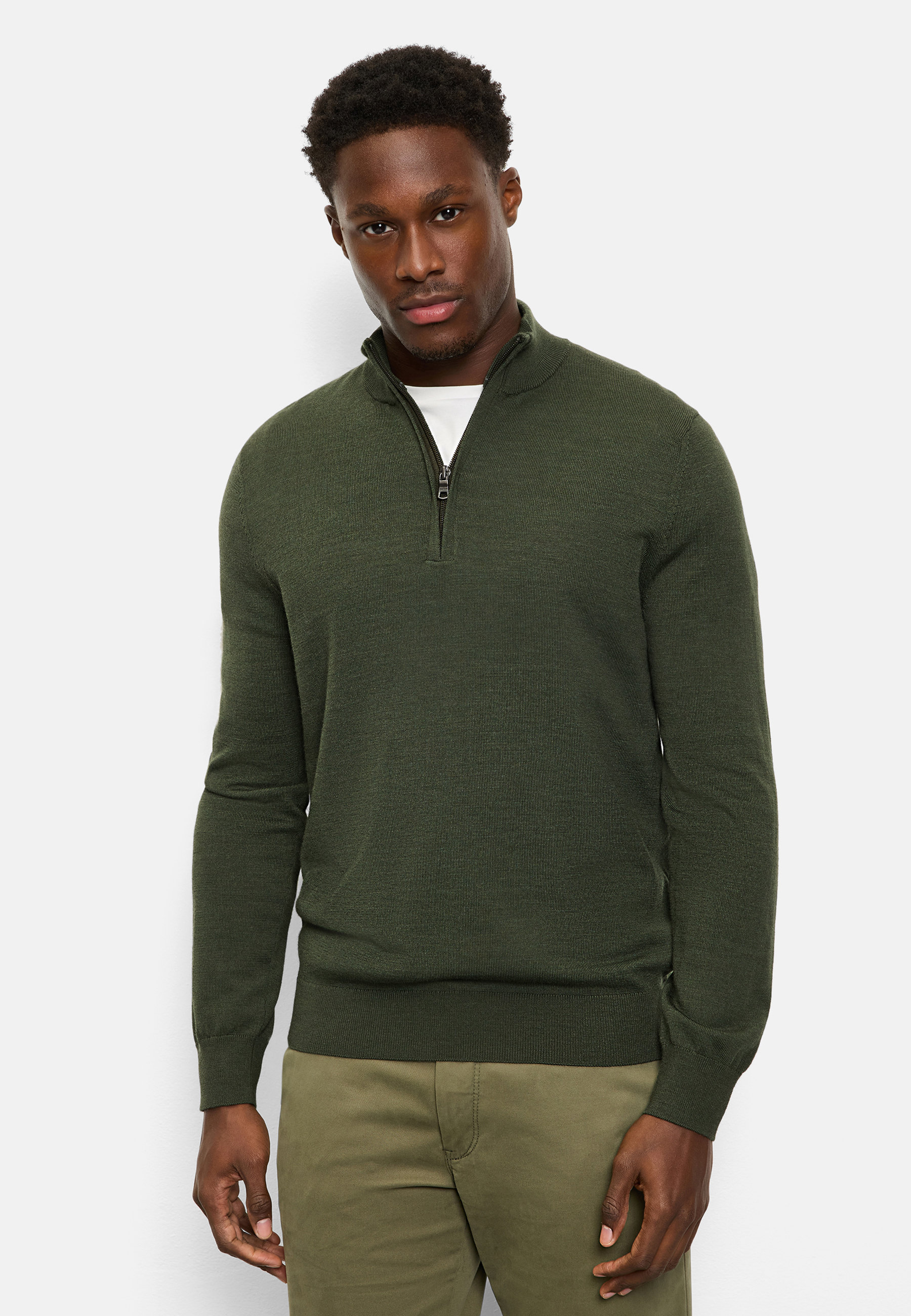 OLYMP "OLYMP Casual Strick, Troyer"