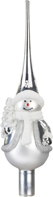 Christbaumspitze »Frosty Silver, Weihnachtsdeko, Christbaumschmuck«, (1 tlg.),...