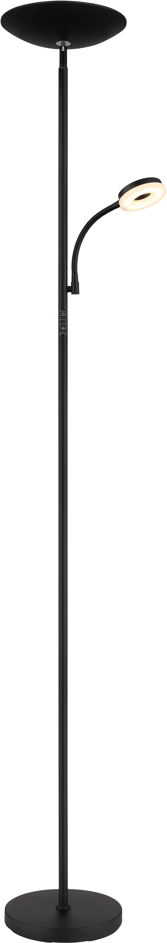 GLOBO LIGHTING LED Stehlampe »SKOPO«, Leuchtmittel LED-Modul | LED fest integriert, Stehleuchte/Wohnzimmer/Schlafzimmer/Flur