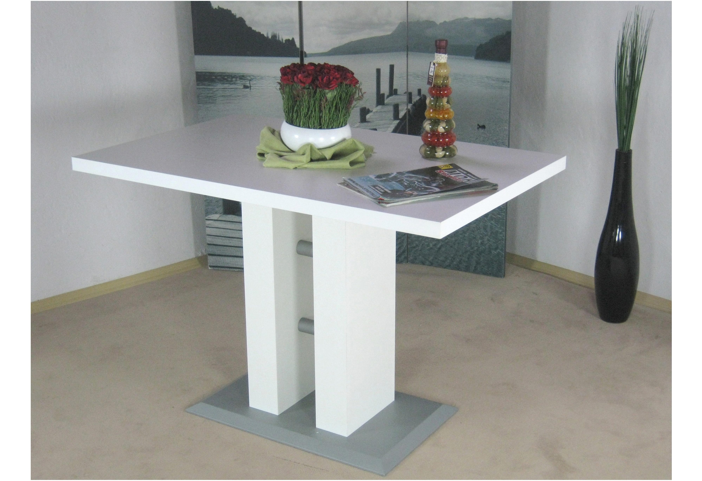INOSIGN Säulen-Esstisch »Luxor« Breite 110 cm