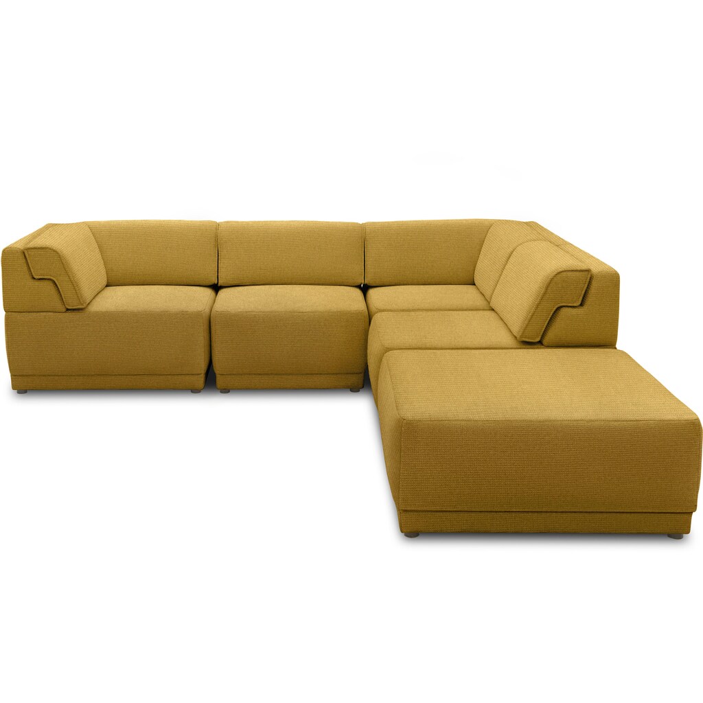 DOMO collection Loungesofa »800007«, (Set, 5 Teile)