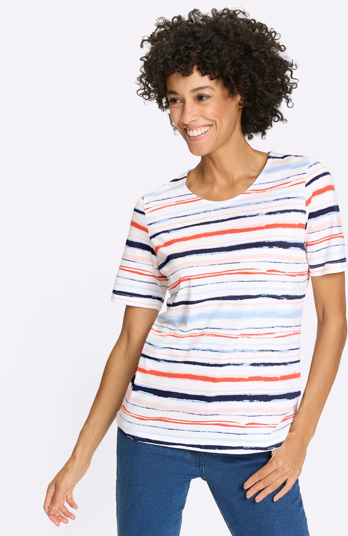 Classic Basics Rundhalsshirt "Rundhals-Shirt", 1 tlg. günstig online kaufen