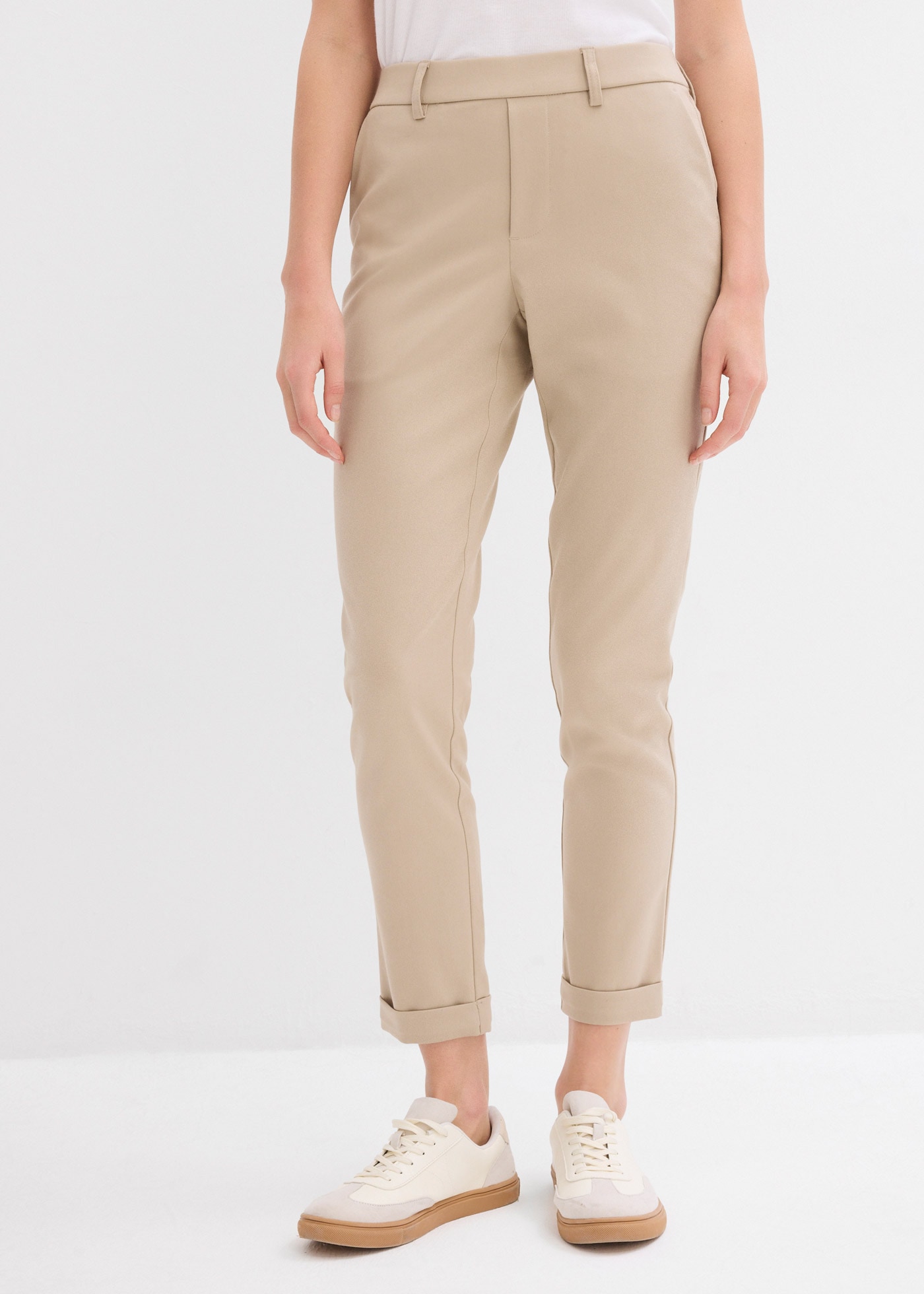 bonprix Chinohose aus weichem Obermaterial mit Viskose-Anteil, mit Elasthan günstig online kaufen