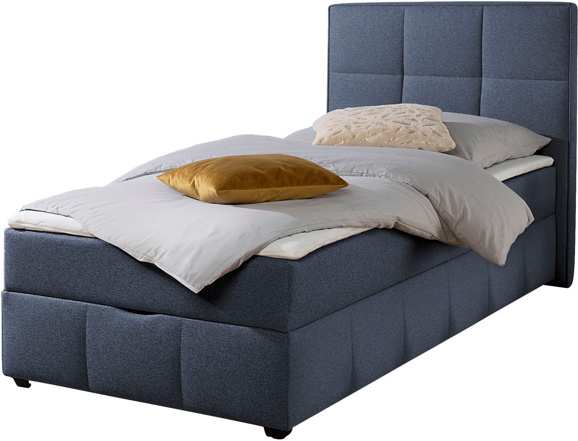 Home affaire Boxbett »Niemes« Boxbett mit Bettkasten, inkl. Topper