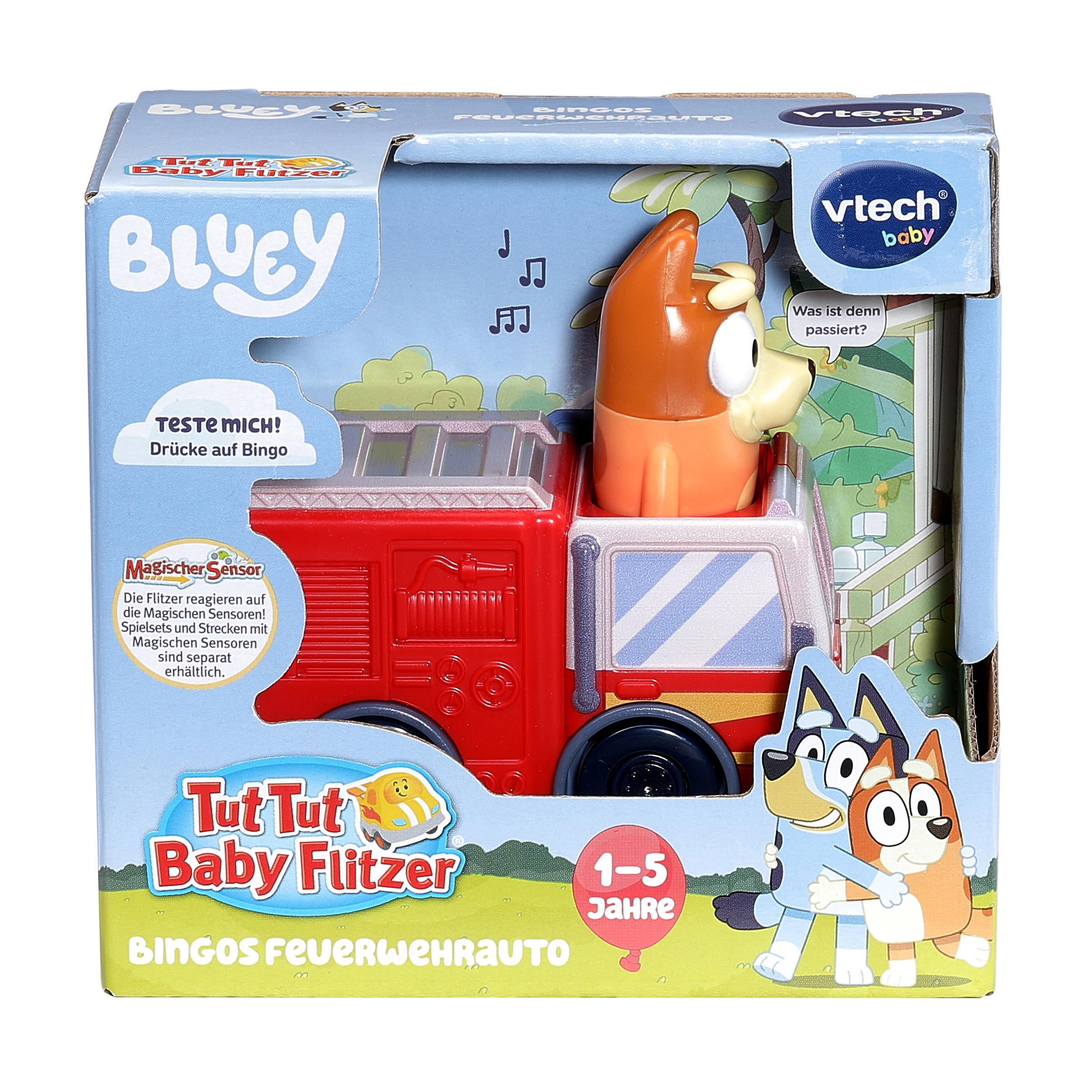 Vtech® Spielzeug-Feuerwehr »Tut Tut Baby Flitzer, Bingos Feuerwehrauto«