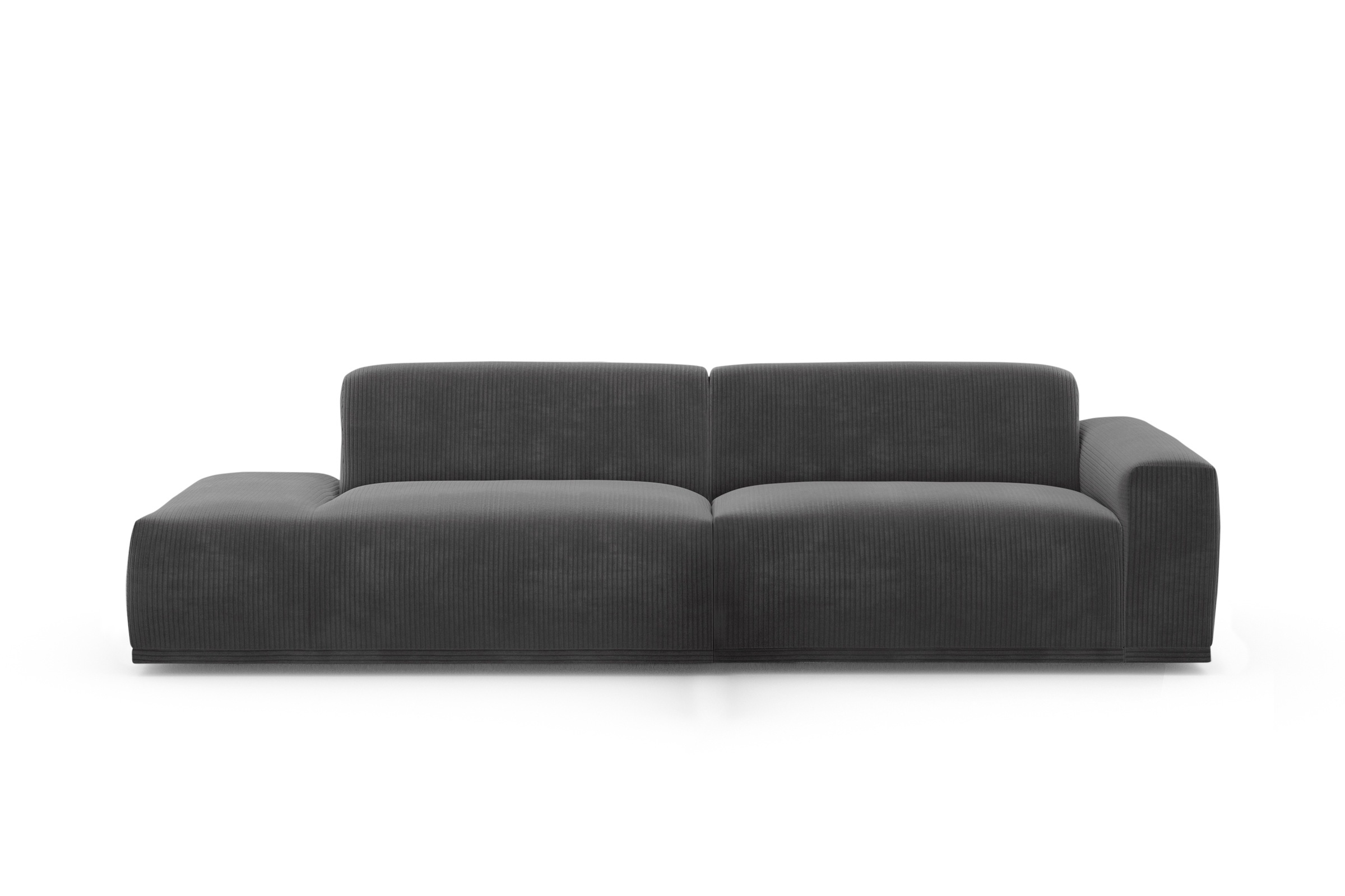 TRENDMANUFAKTUR Big-Sofa »Braga, mit hochwertigem Kaltschaum, Megasofa, in Cord erhältlich«, modernes Big-Sofa, Couch mit hohem Sitzkomfort, 277/72/107 cm (B/H/T)