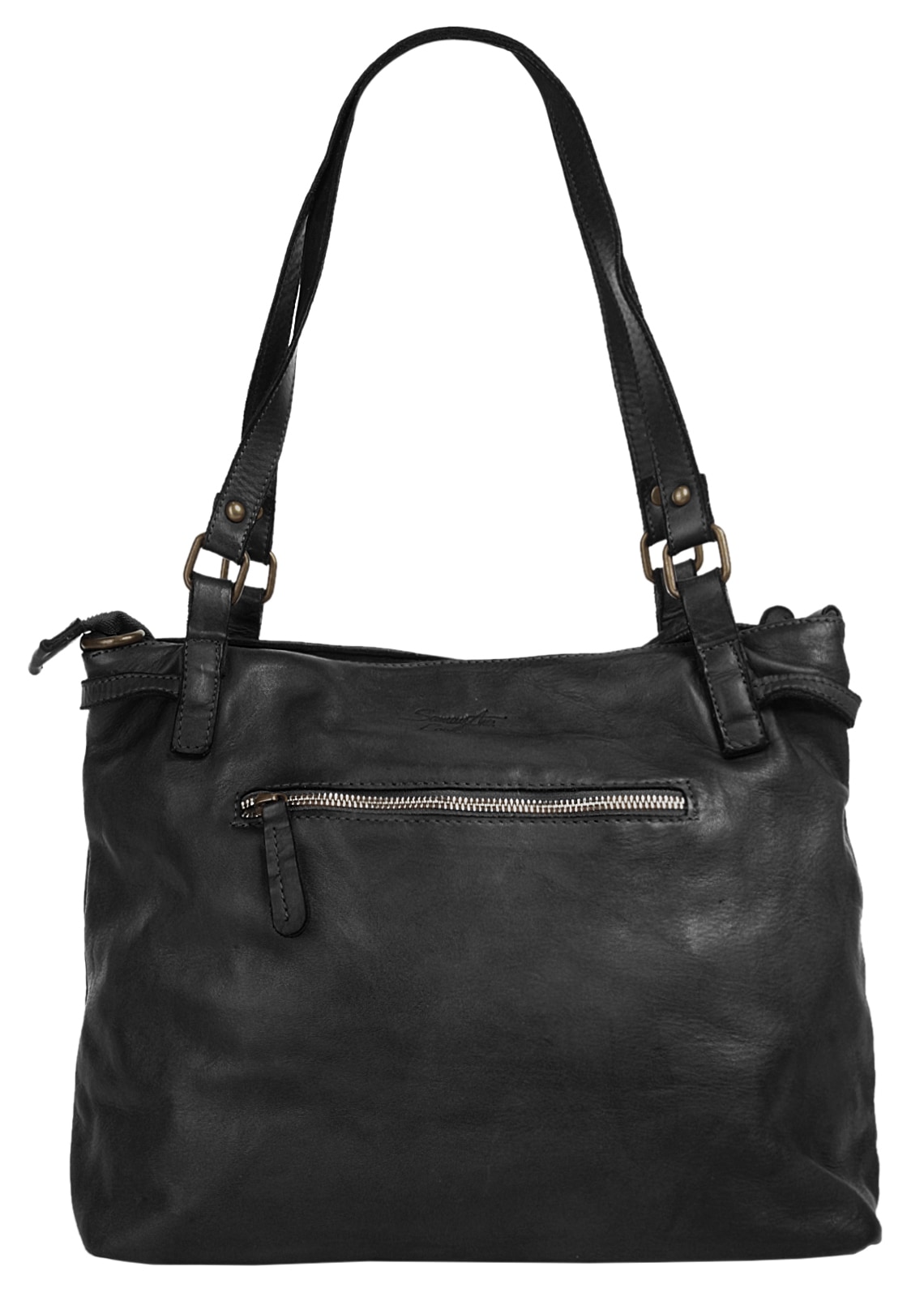 Samantha Look Shopper, echt Leder, Made in Italy