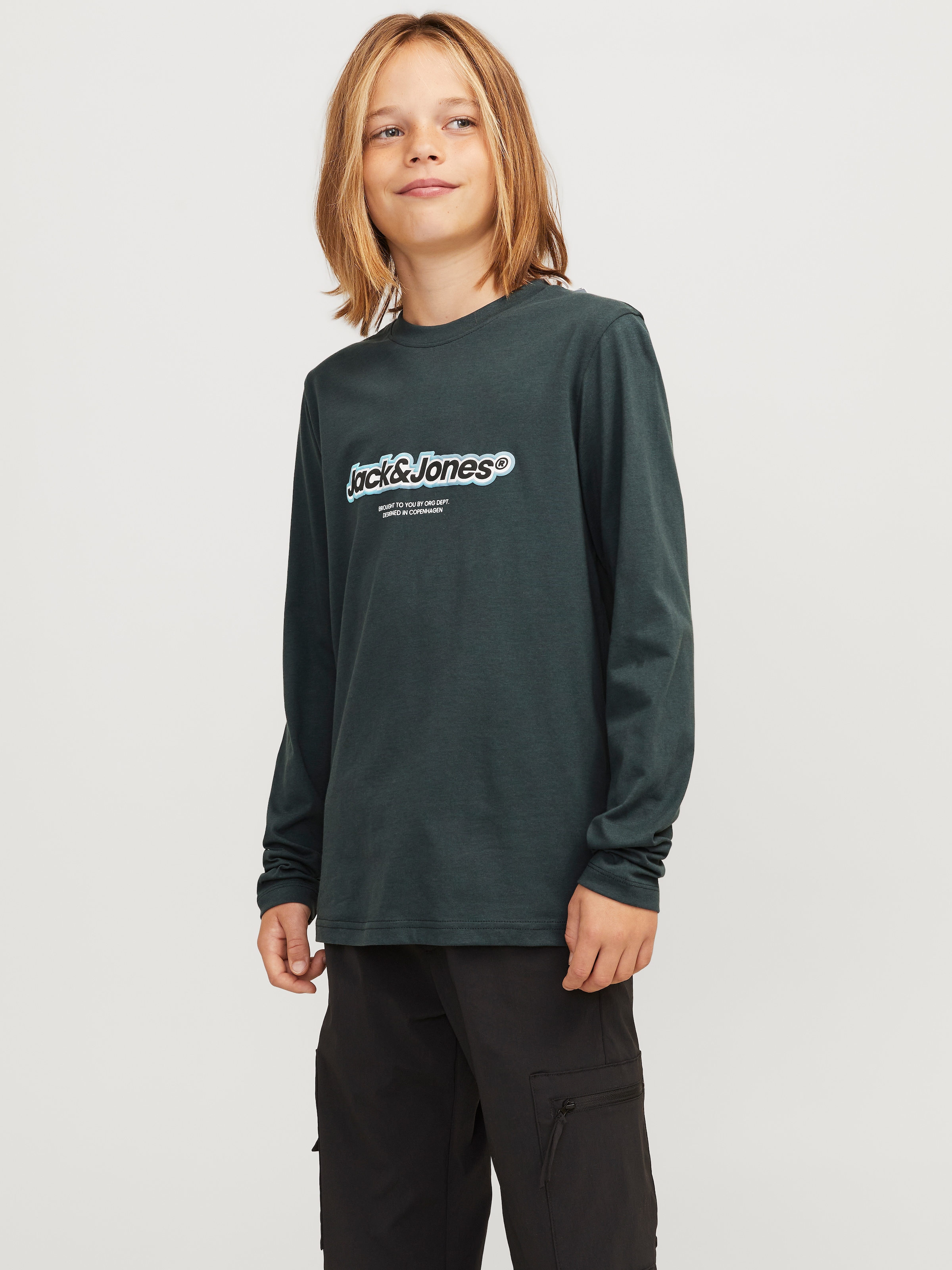 Jack & Jones Junior Langarmshirt »JORVESTERBRO NEWTON BRNDG TEE LS BF JNR«