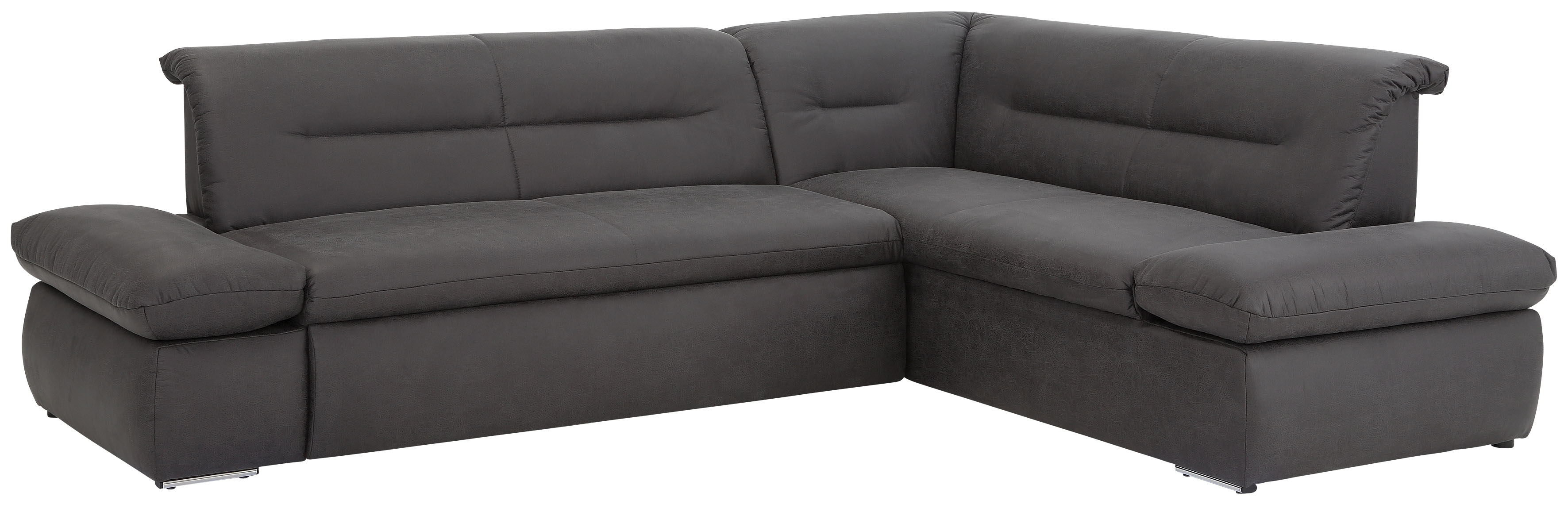 my home Ecksofa Avesa, Wahlweise mit Arm- und Bettfunktion, B/T/H: 275/211/80 cm