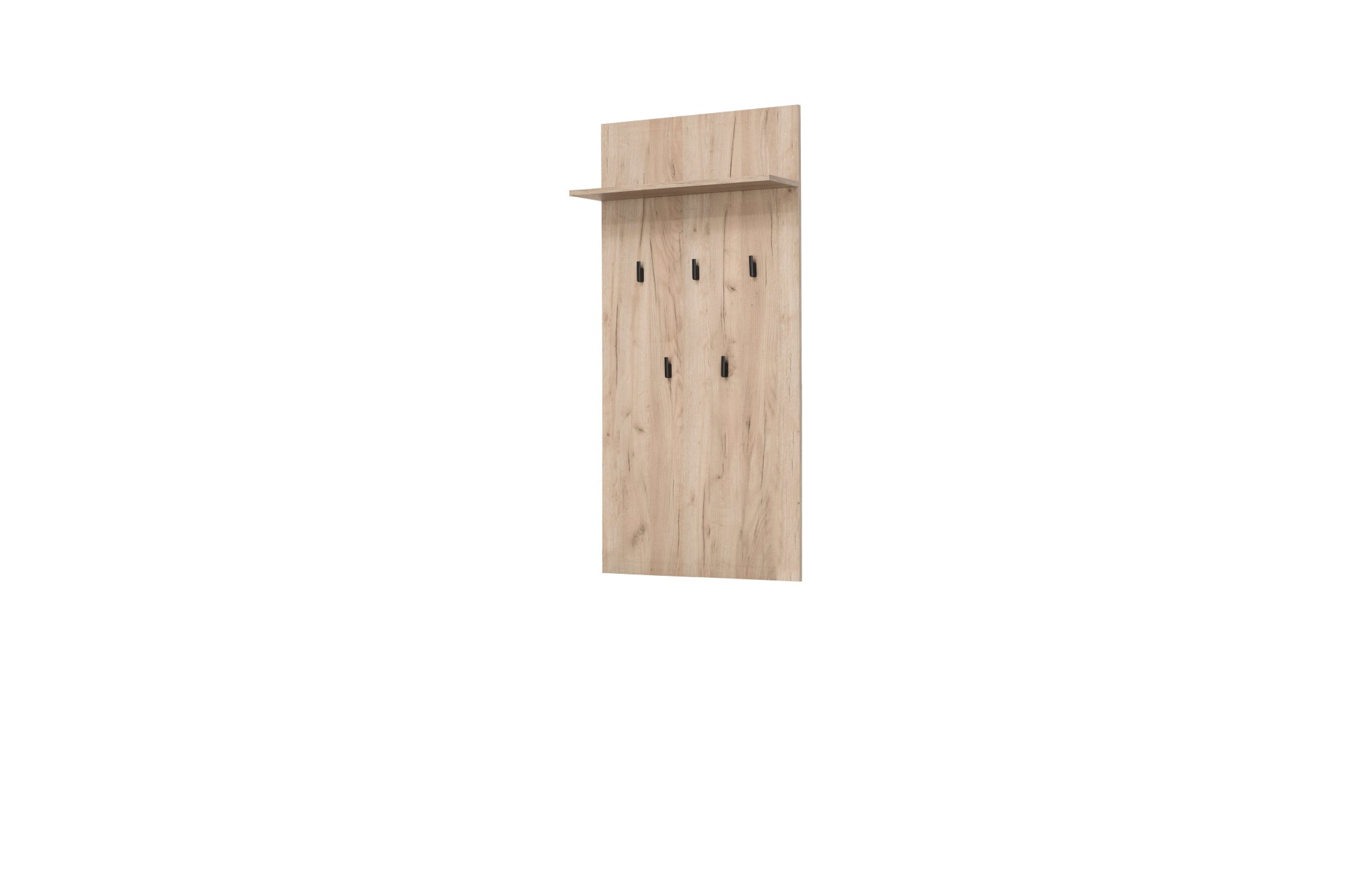 INOSIGN Garderobenpaneel »Umbria, Wandregal mit Haken, Wandgarderobe, Aufhänger«, mit Regal, Höhe 137 cm, in Grau Eiche