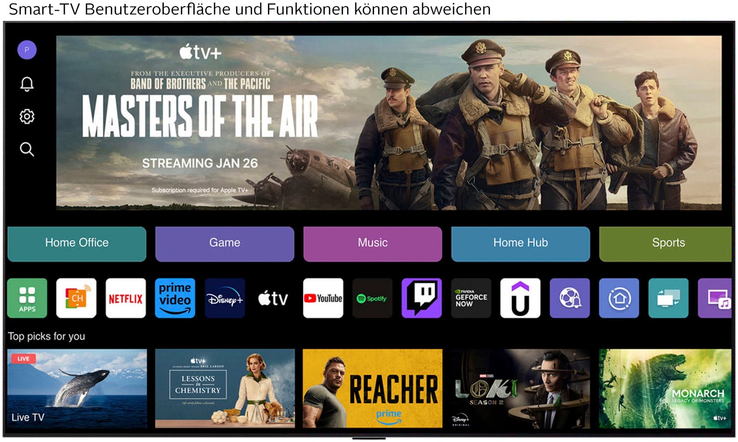LG OLED-Fernseher »OLED83G57LW«, 4K Ultra HD, Smart-TV