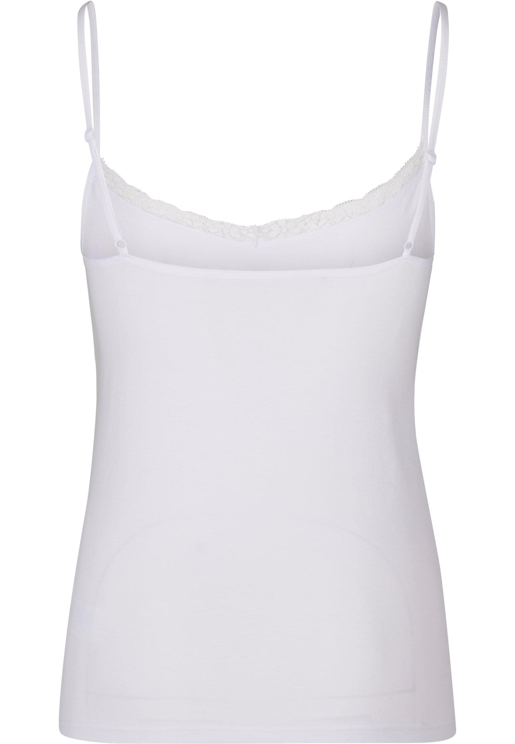 URBAN CLASSICS Muskelshirt »Urban Classics Ladies Basic Tank Top Cotton Lace 2-Pack«, (1 tlg.)