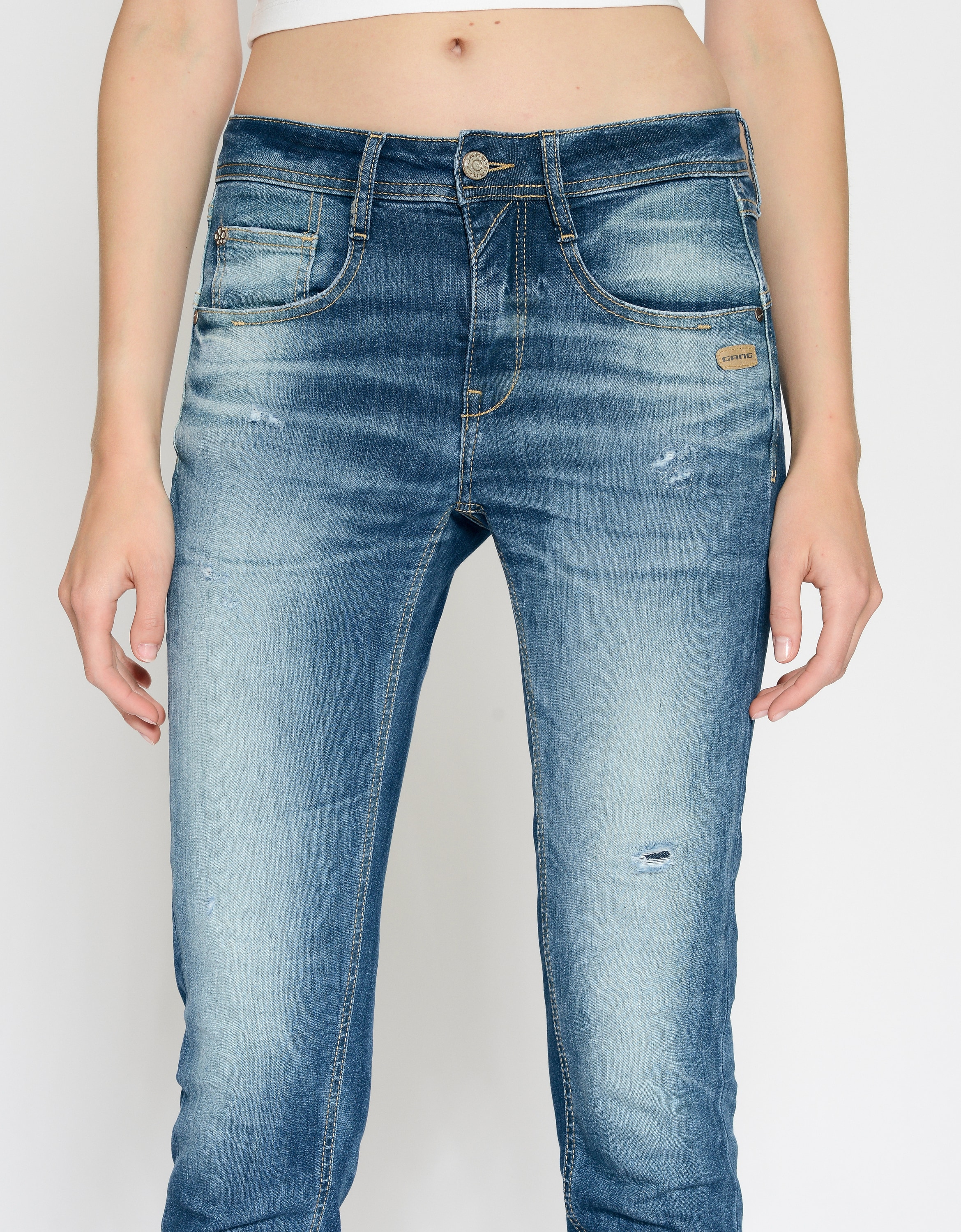 GANG Relax-fit-Jeans »GANG Jeans Relaxed Fit 94AMELIE CROPPED«