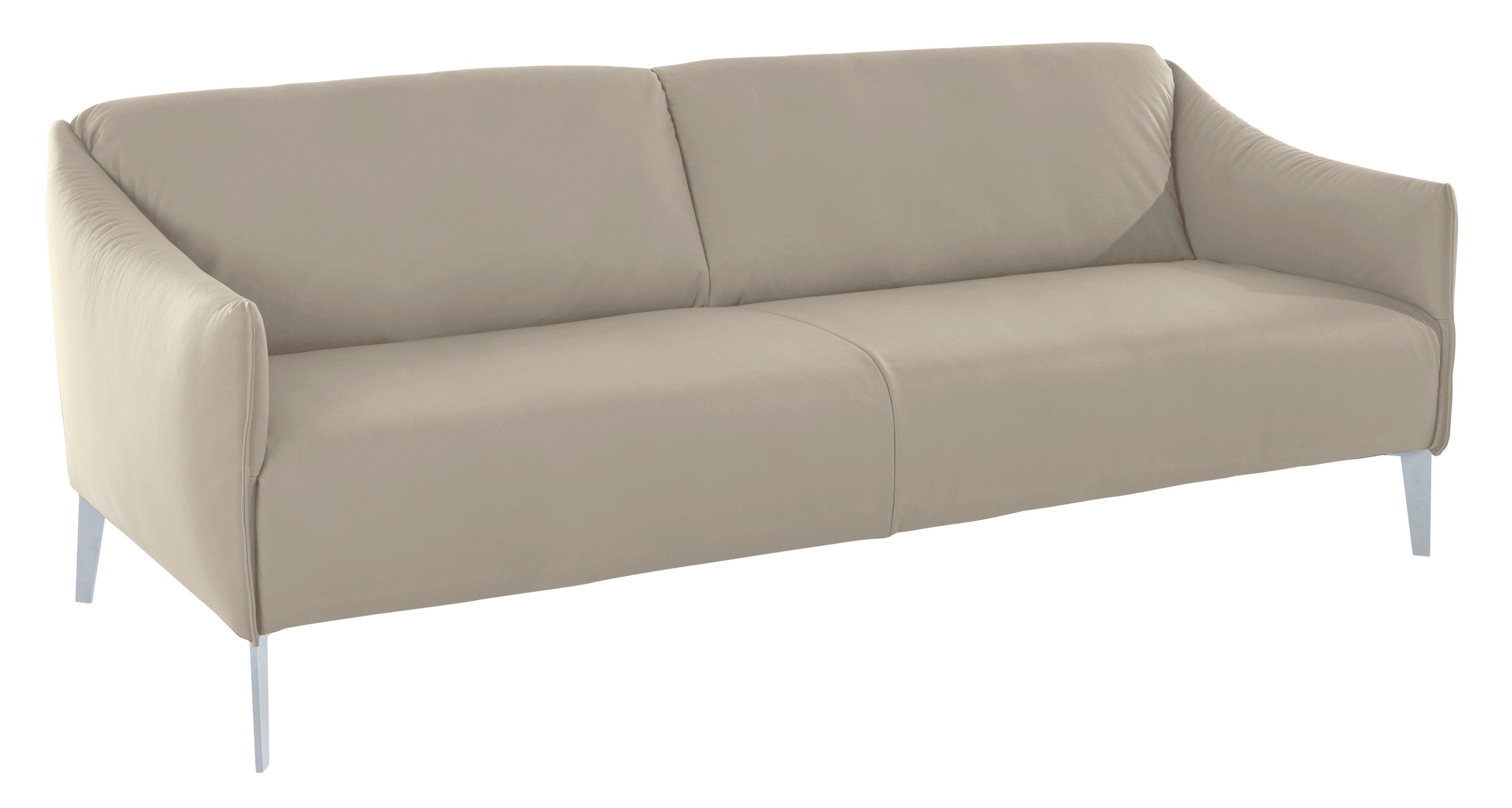 W.SCHILLIG 2,5-Sitzer »sally«, mit Metall-Winkelfüßen in Silber matt, Breite 194 cm