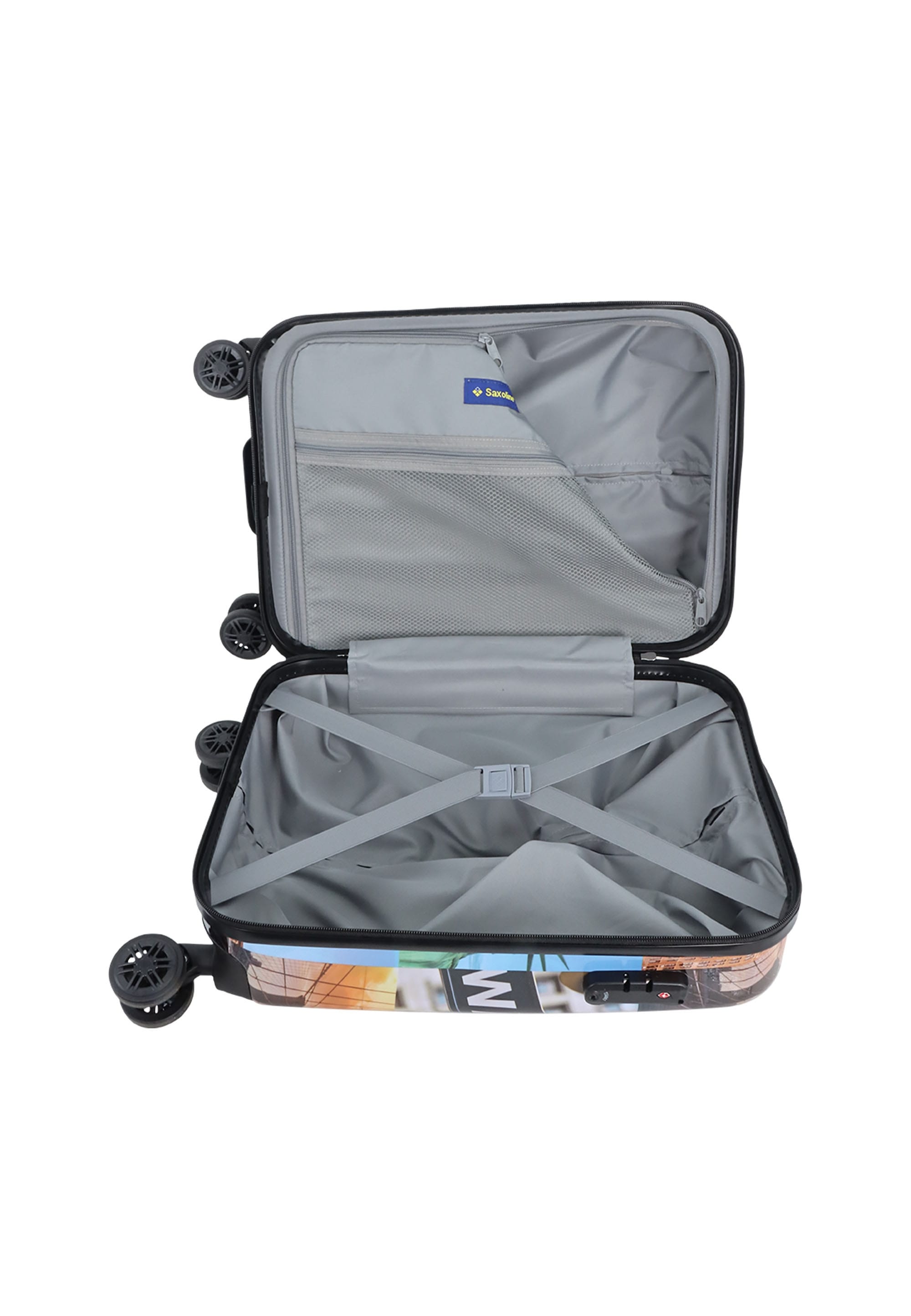 Saxoline® Koffer »New York City« aus ABS/PC-Material