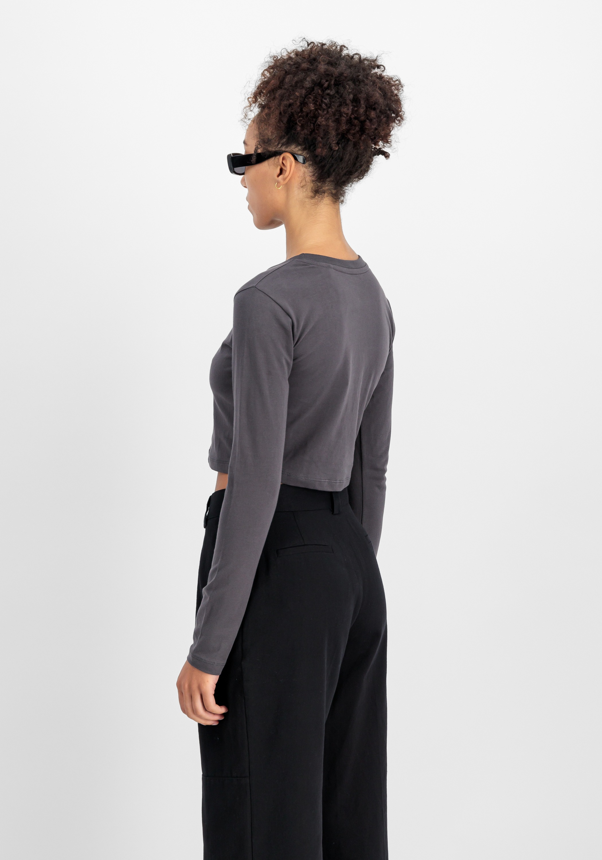 Alpha Industries Sweater »Alpha Industries Women - Longsleeves Basic Cropped LS Women«