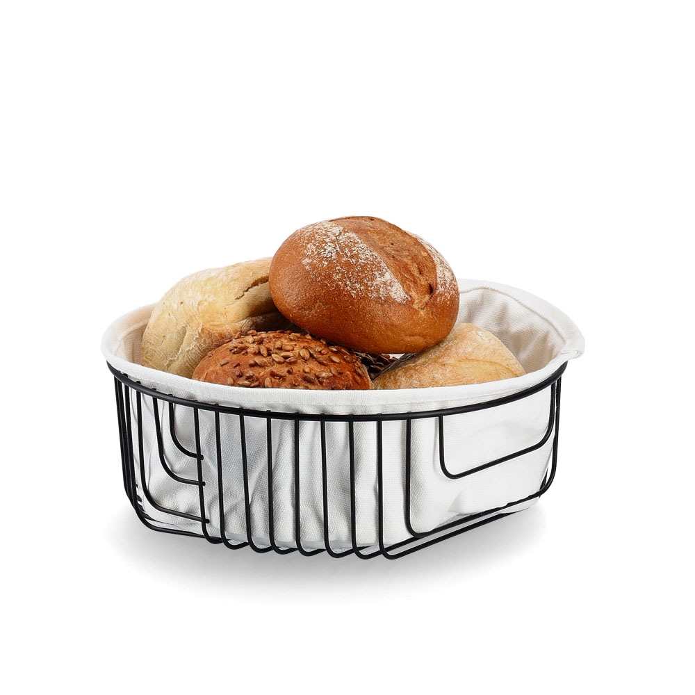 Zeller Present Brotkorb 1 Stk. tlg. Industrial-Stil, m. Beutel günstig online kaufen