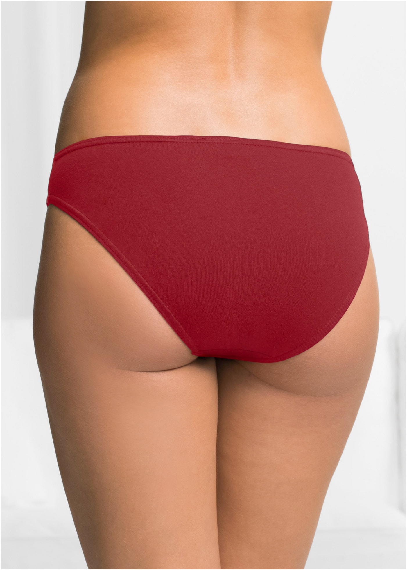 bonprix Slip »Slip (10er Pack)« Packung, 10 Stk. bequeme Passform, aus Baumwolle, verschiedene Farben, im 10er Pack
