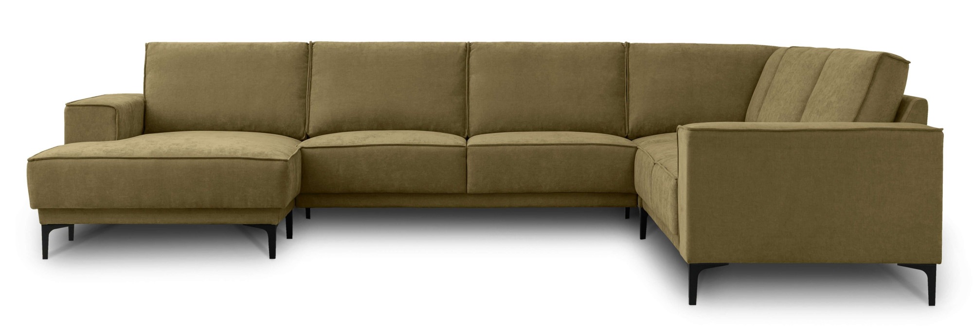 Places of Style Wohnlandschaft "XXL Sofa Oland, Struktur, Flachgewebe, Luxu günstig online kaufen