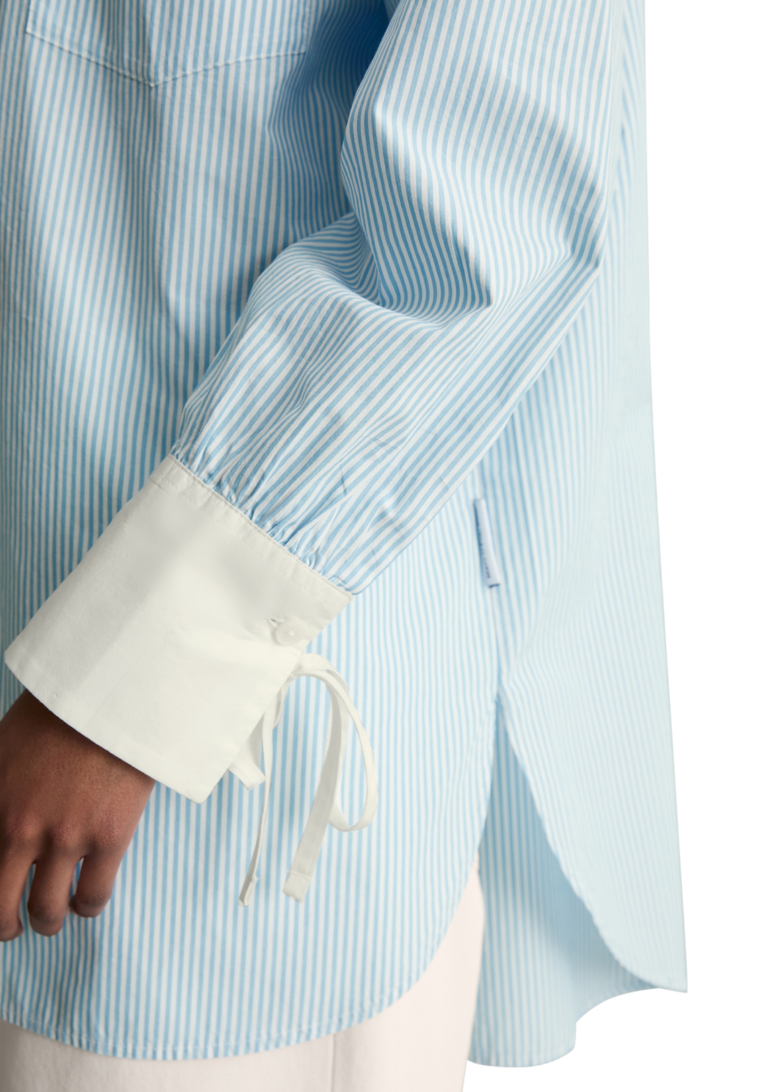 Marc O'Polo DENIM Langarmbluse »aus Papertouch Popeline«