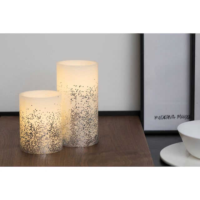 Pauleen LED-Kerze »Glowing Glitter Candle 2er Set« kaufen | BAUR