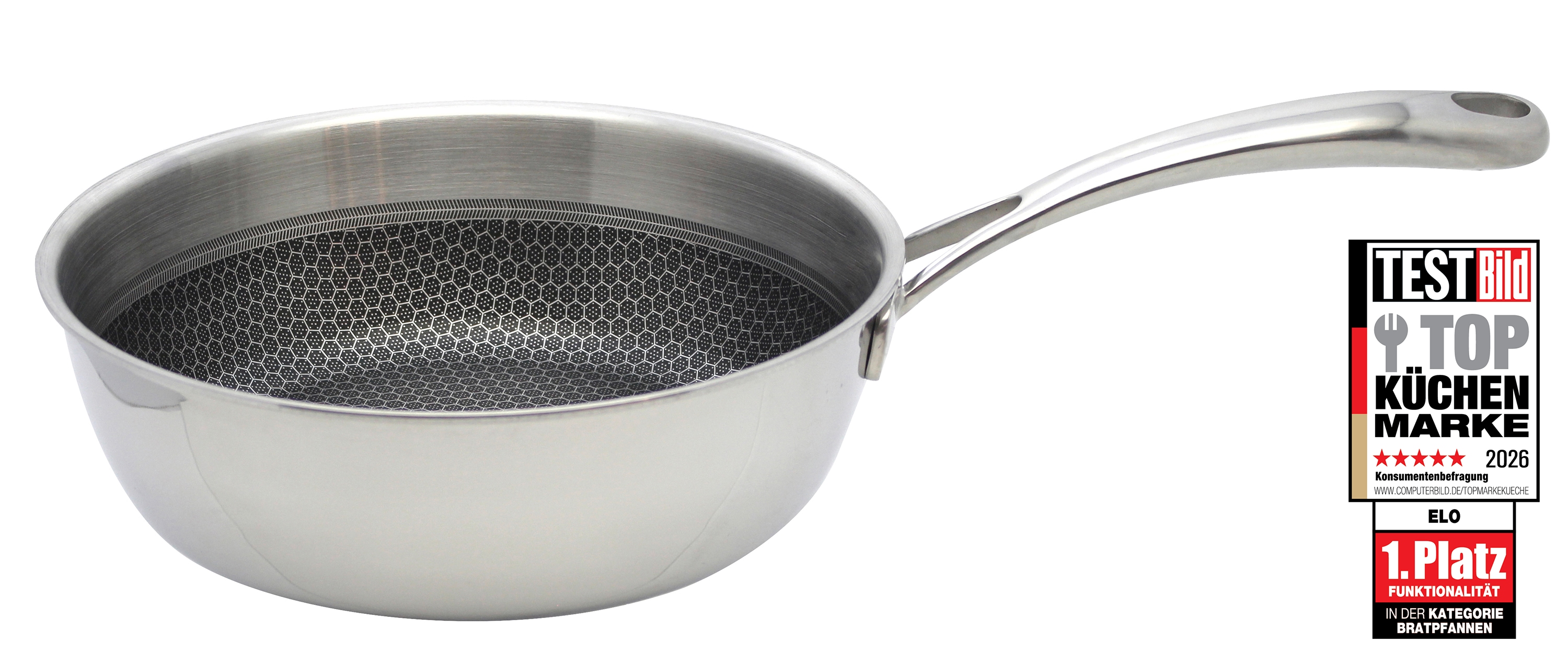 Elo Premium "Relief Evolution Sauteuse" 1 tlg. tlg. Edelstahl 18/10