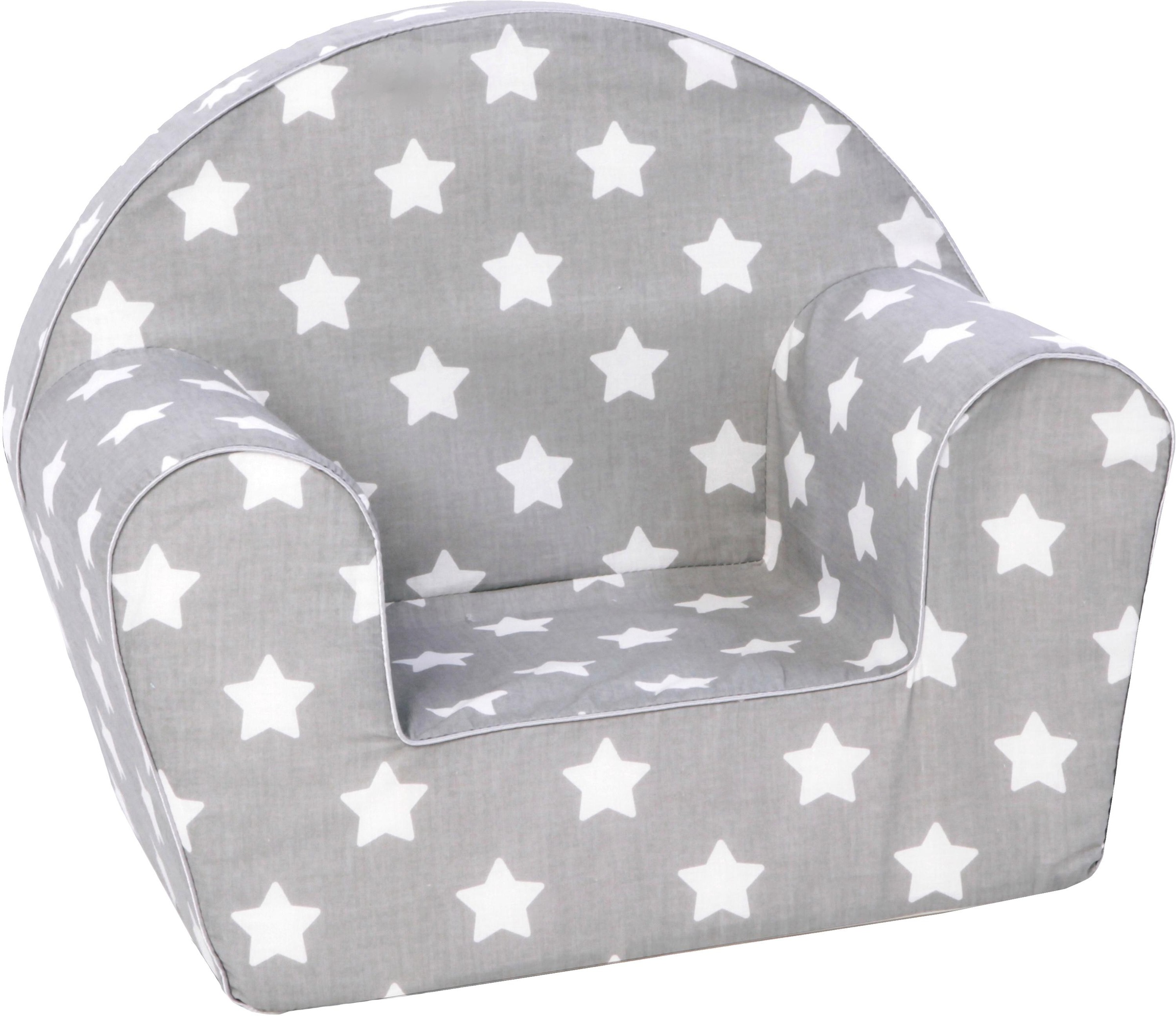 Knorrtoys® Sessel »Grey White Stars«, für Kinder; Made in Europe