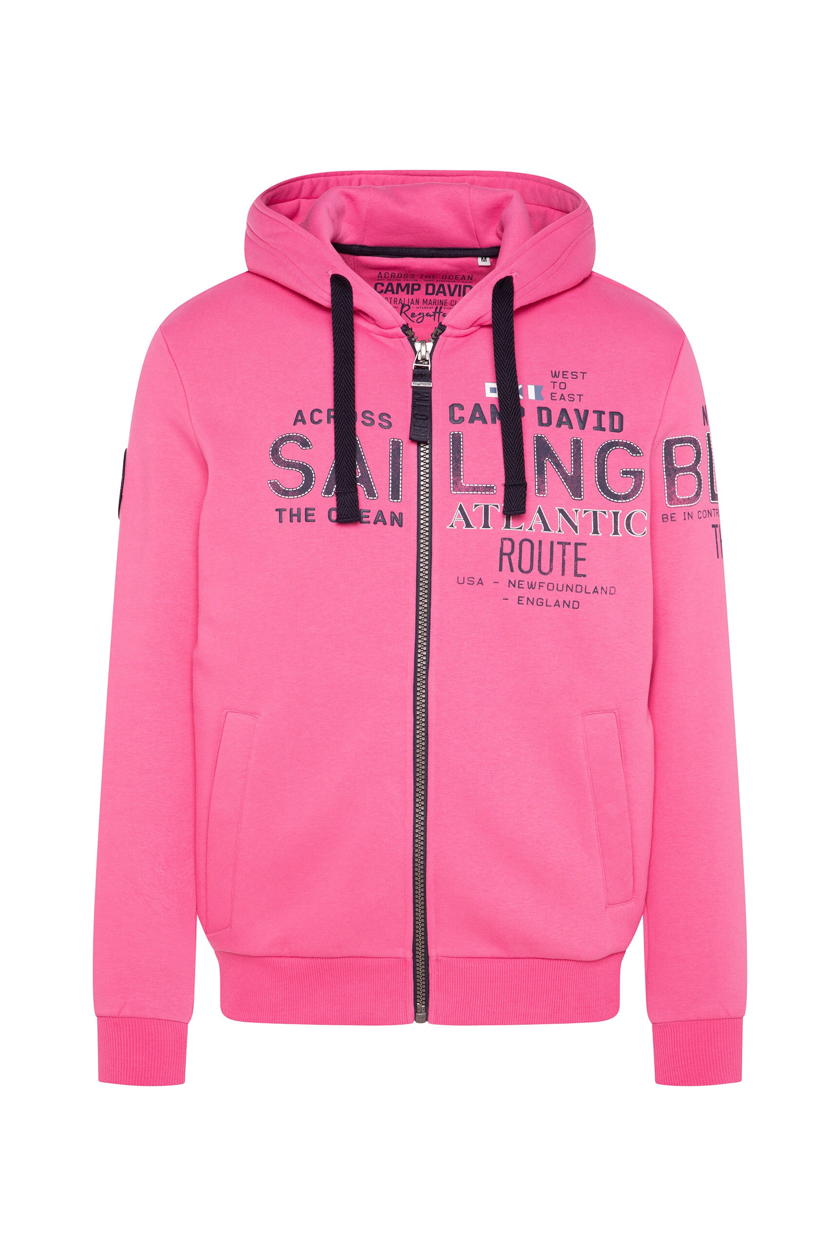 CAMP DAVID Kapuzensweatjacke, mit weicher Innenseite