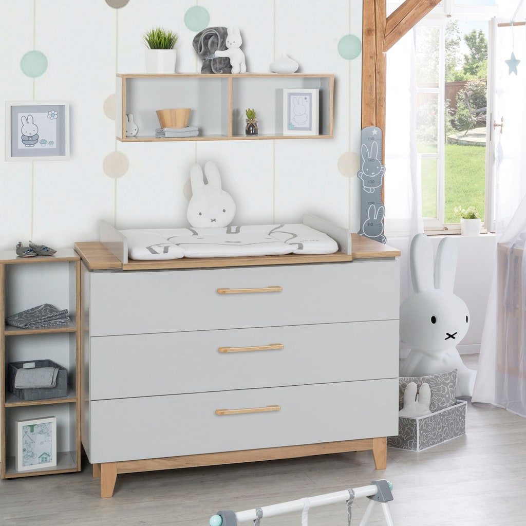 roba® Babyzimmer-Komplettset »Caro«, (Set, 3 St., Kinderbett, Schrank, Wickelkommode), mit Kinderbett, Schrank und Wickelkommode