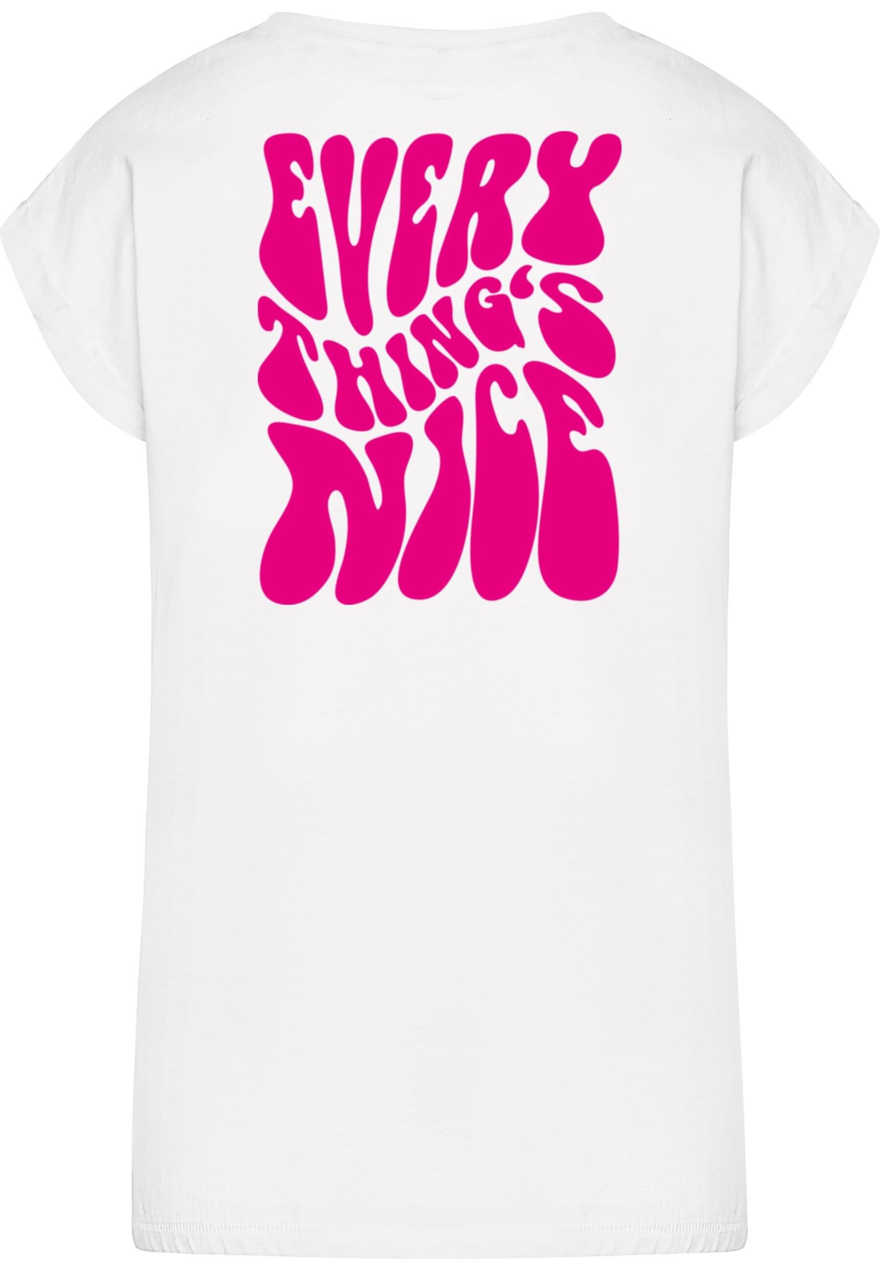 Miss Tee T-Shirt "Miss Tee Everything Is Nice Ladies Extended Shoulder Tee" günstig online kaufen