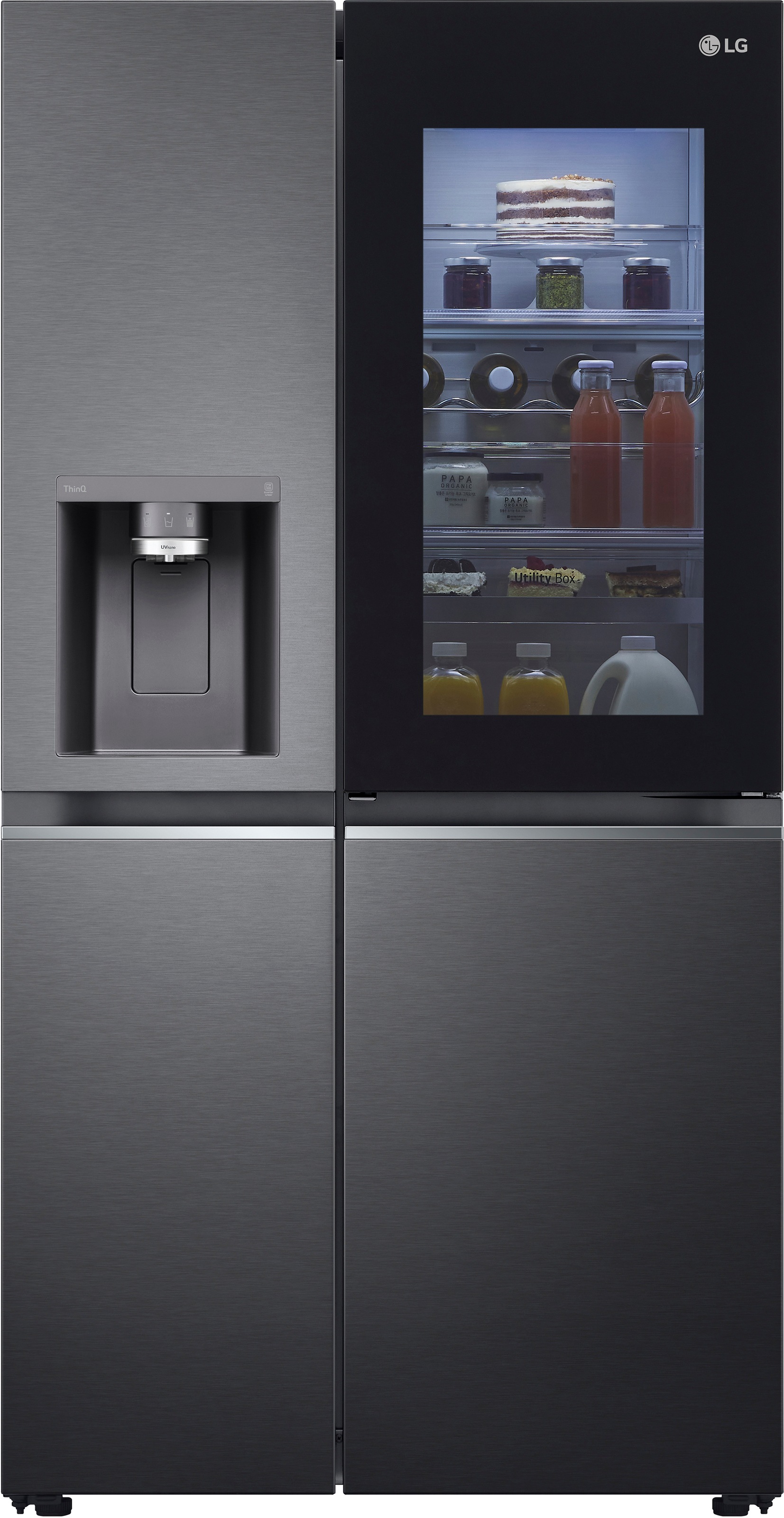 LG Side-by-Side "GSXV90MCDE" 179 cm hoch 91,3 cm breit Craft Ice Bereiter, günstig online kaufen