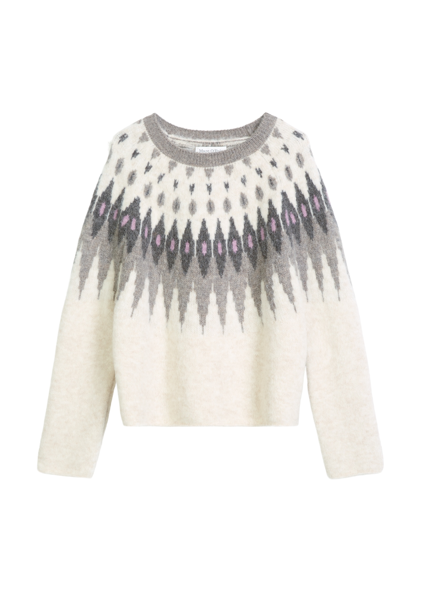 Marc O'Polo Strickpullover »aus kuscheligem Wolle-Alpakawolle-Mix«