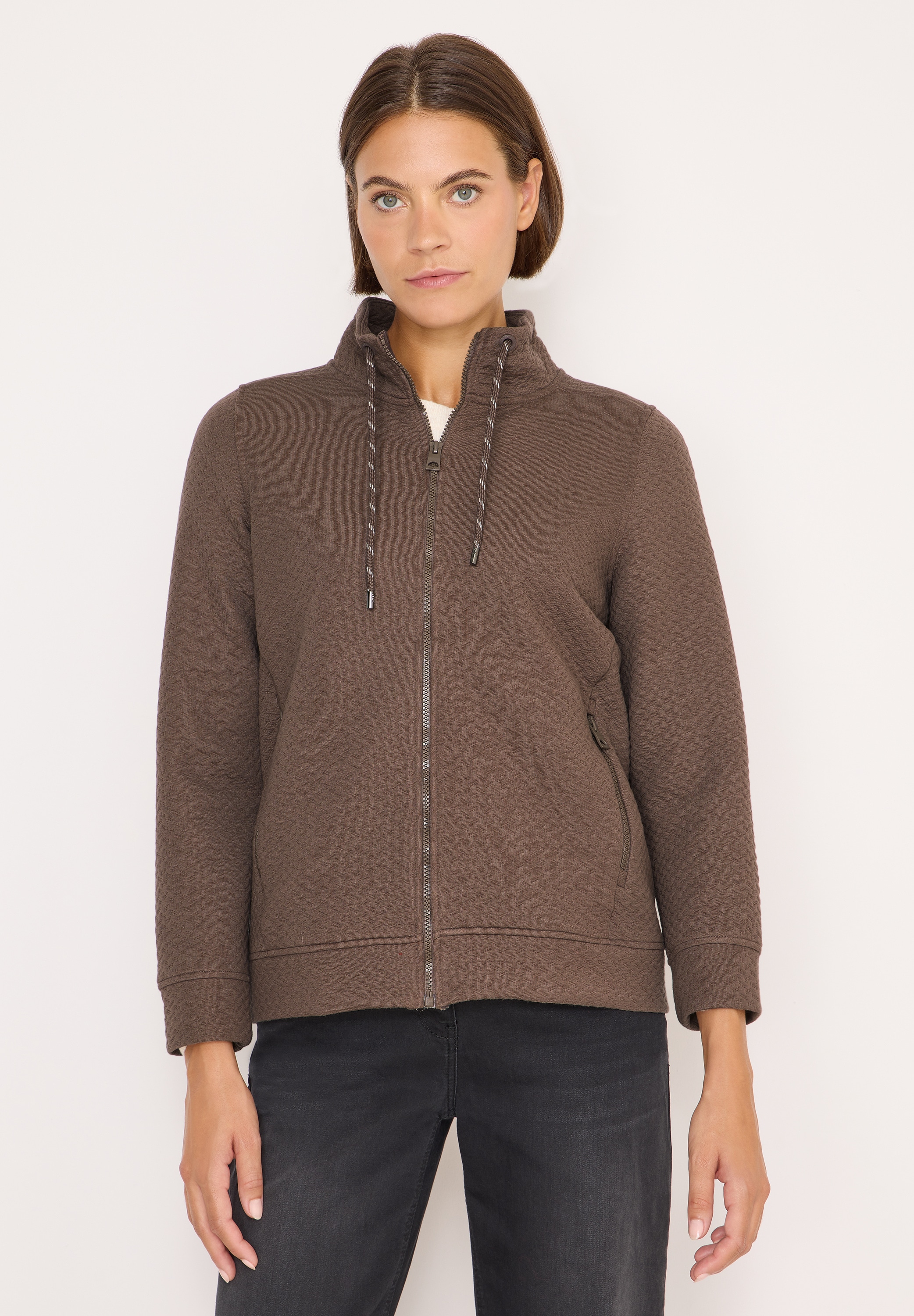 Cecil Sweatjacke, mit Stehkragen günstig online kaufen