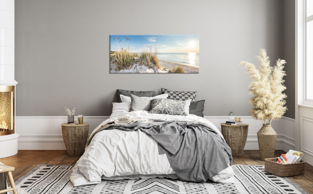 Bönninghoff Leinwandbild, Düne, (1 St.), BxH: 140x60 cm