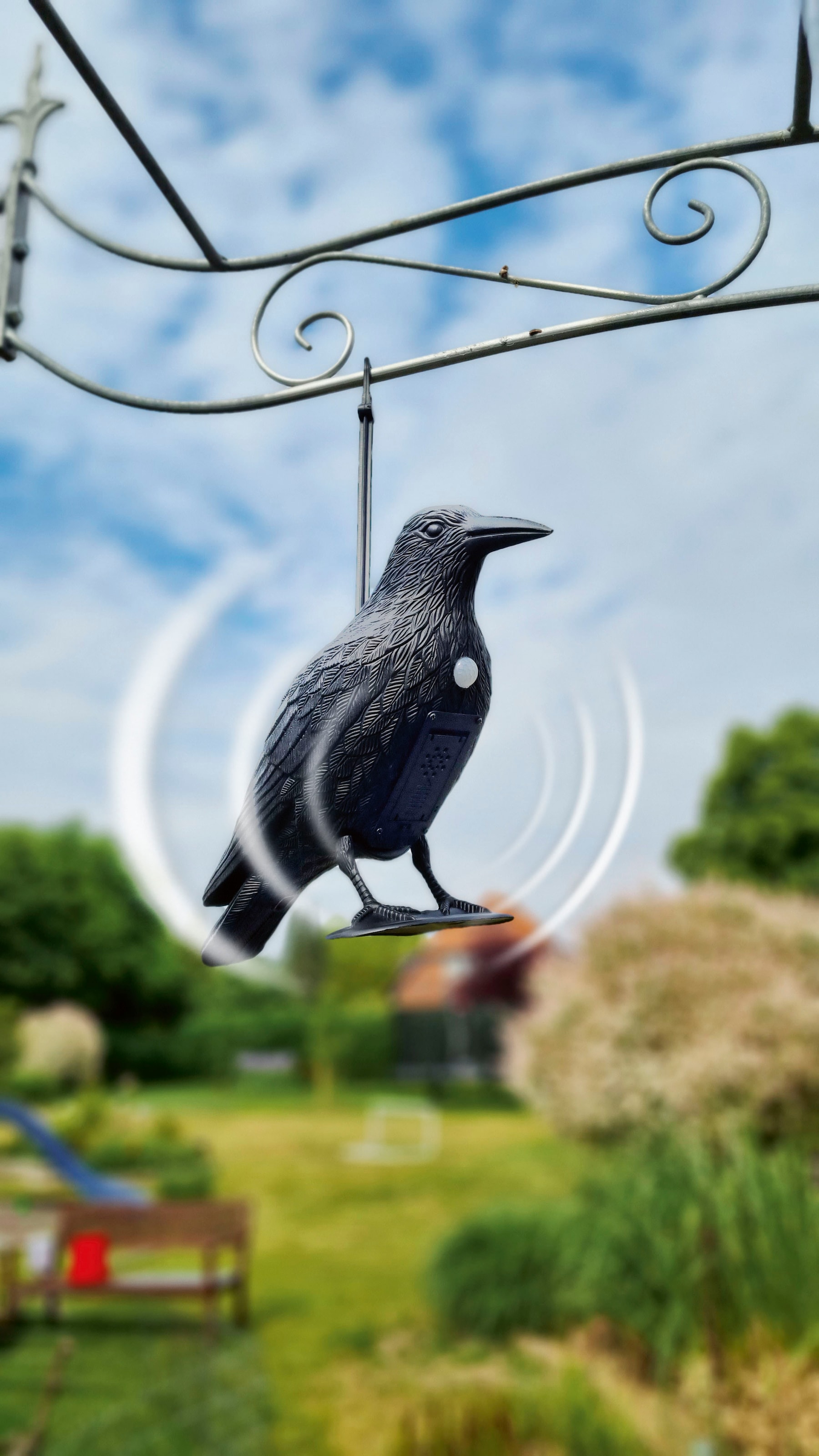 Gardigo Vogel-Schreck »Gardigo Vogel-Abwehr Krähe«, mit Sound, inkl.Batterien