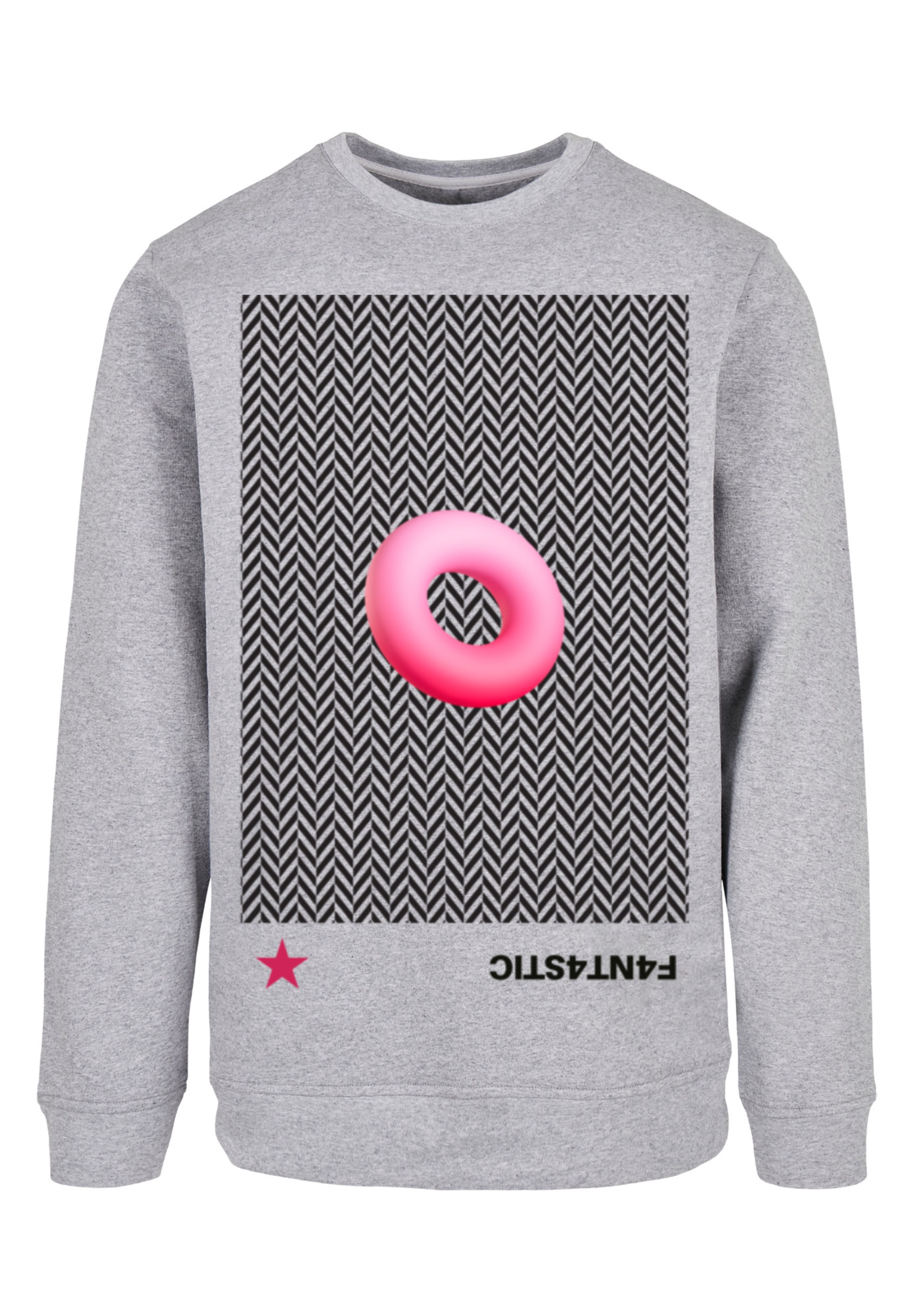 F4NT4STIC Kapuzenpullover »3D PINK RING«, Print