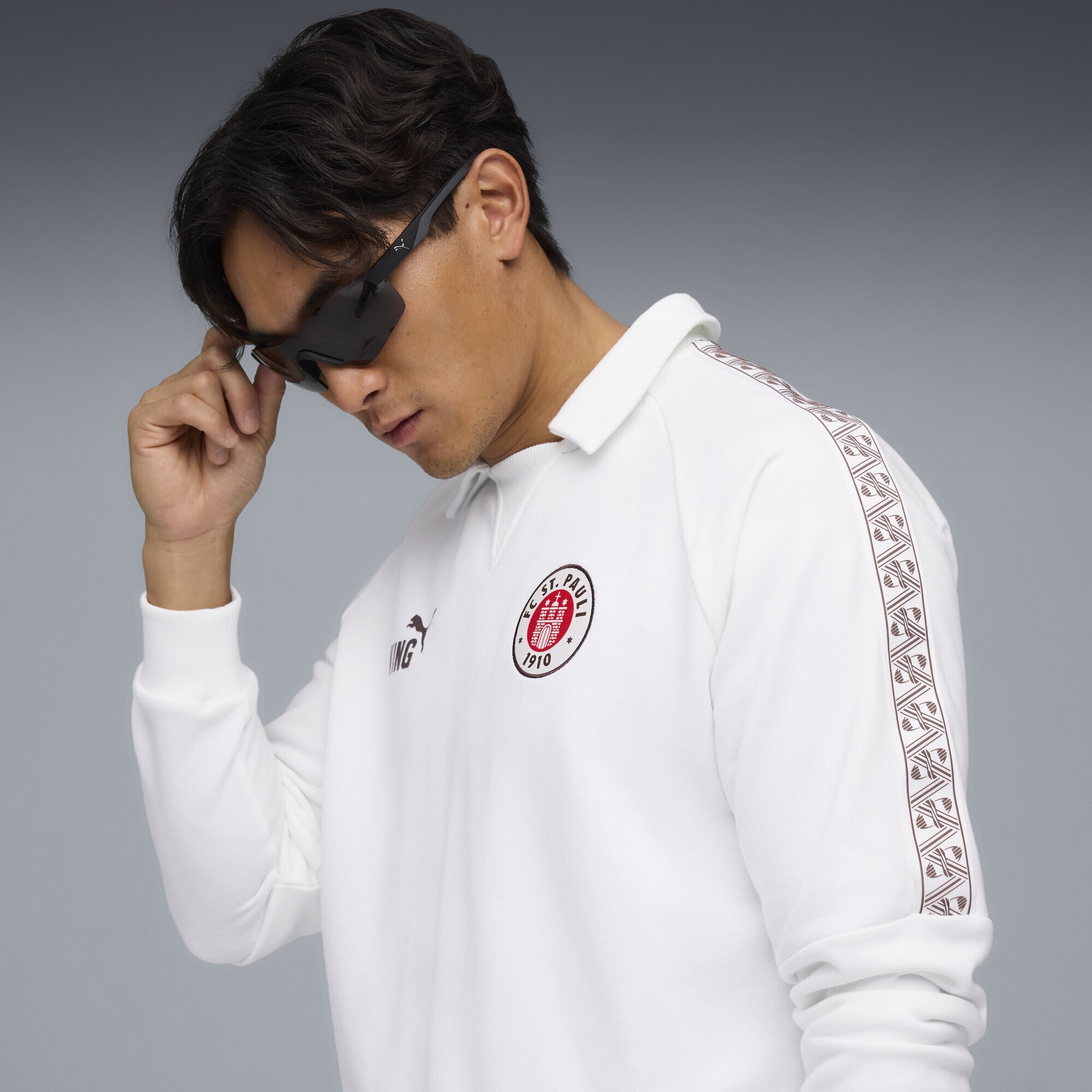 Thumbnail - PUMA Sweatshirt "FC St. Pauli KING Drill Top Herren"
