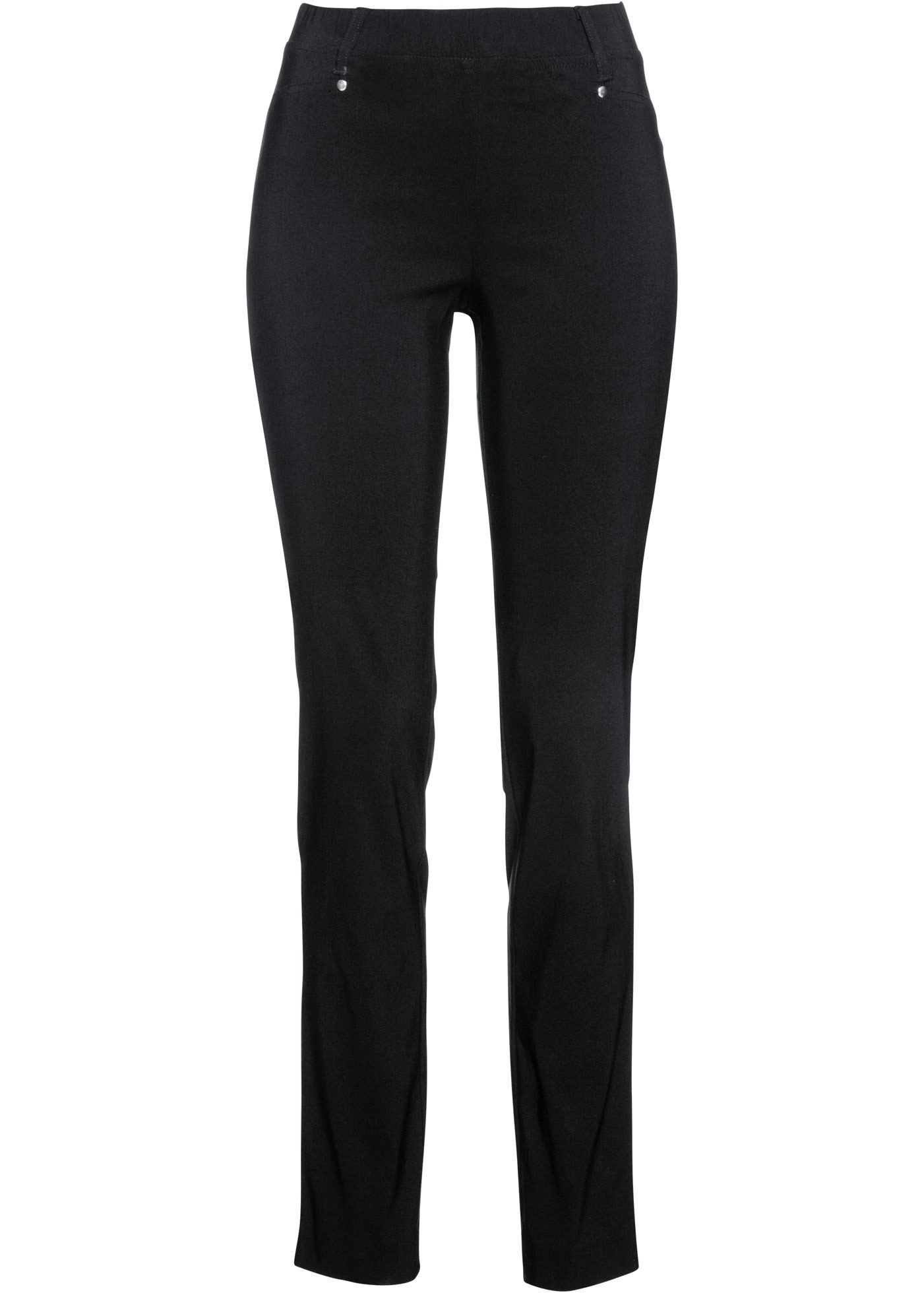 bonprix Stretch-Hose »Stretch-Hose in Schlupfform«  aus Viskose, Slim Fit Passform, Schlupfform mit Gürtelschlaufen