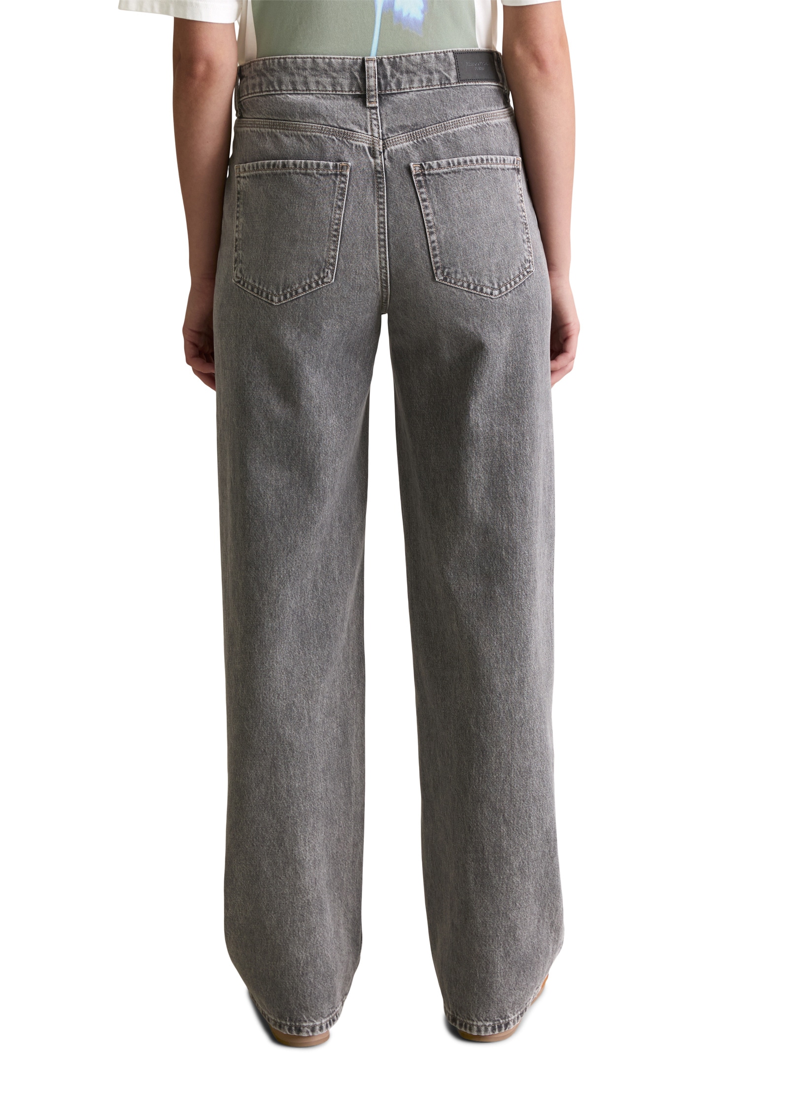 Marc O'Polo DENIM Weite Jeans »aus Bio-Baumwolle ohne Stretch«