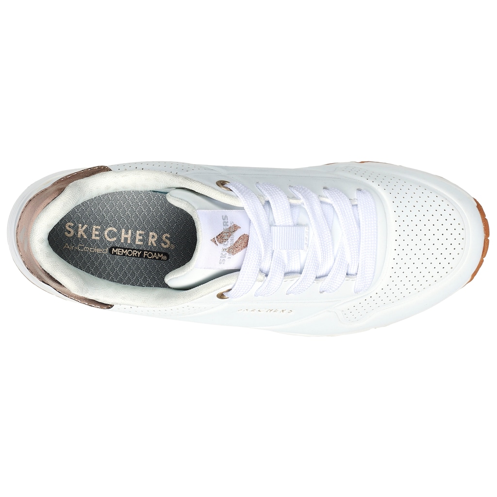 Skechers Kids Sneaker »ESS - STREET GIRLS«, mit gepolstertem Schaftrand, Freizeitschuh, Halbschuh, Schnürschuh