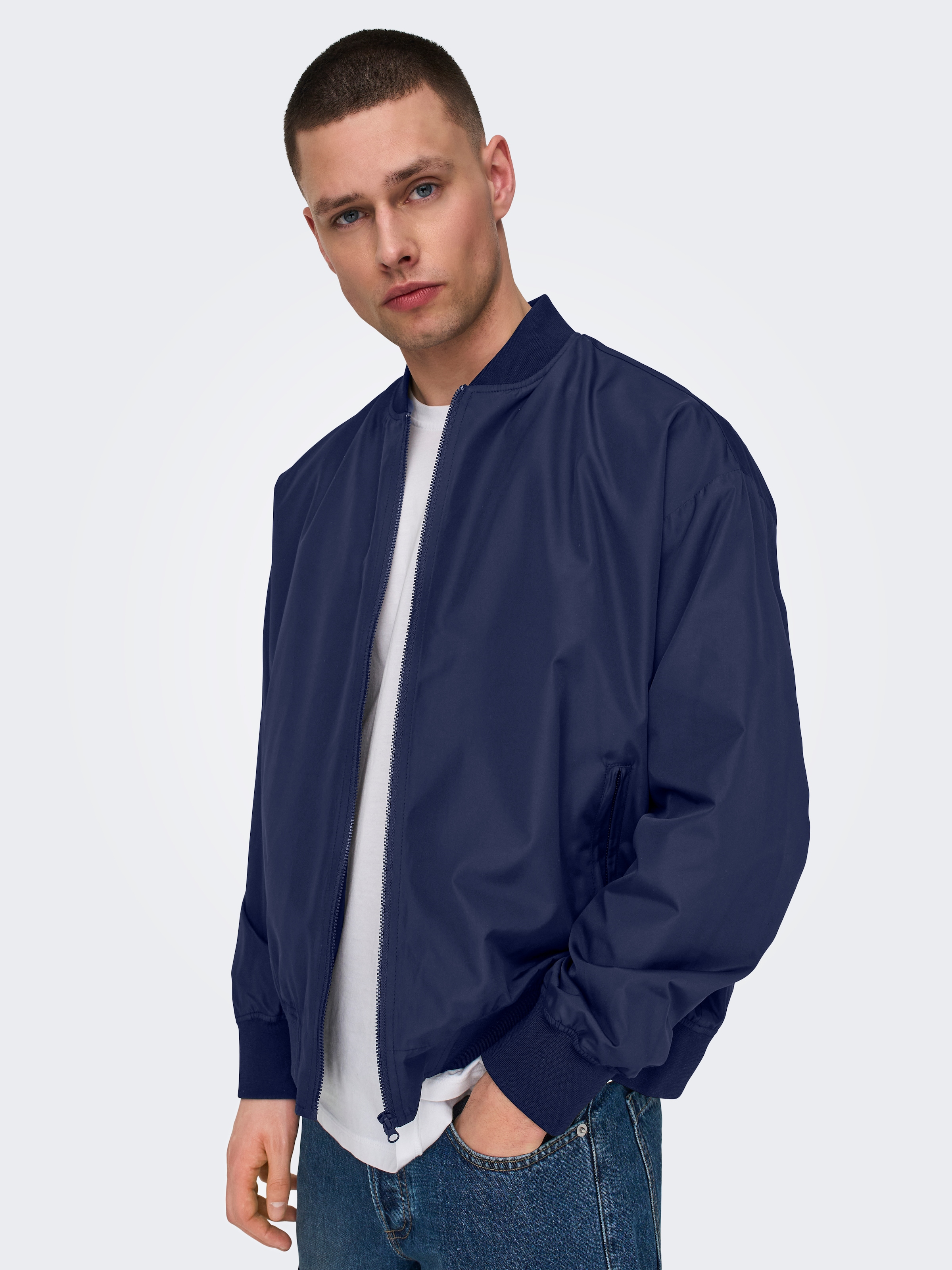 ONLY & SONS Bomberjacke »ONSGAVIN BOMBER JACKET OTW CS«, ohne Kapuze